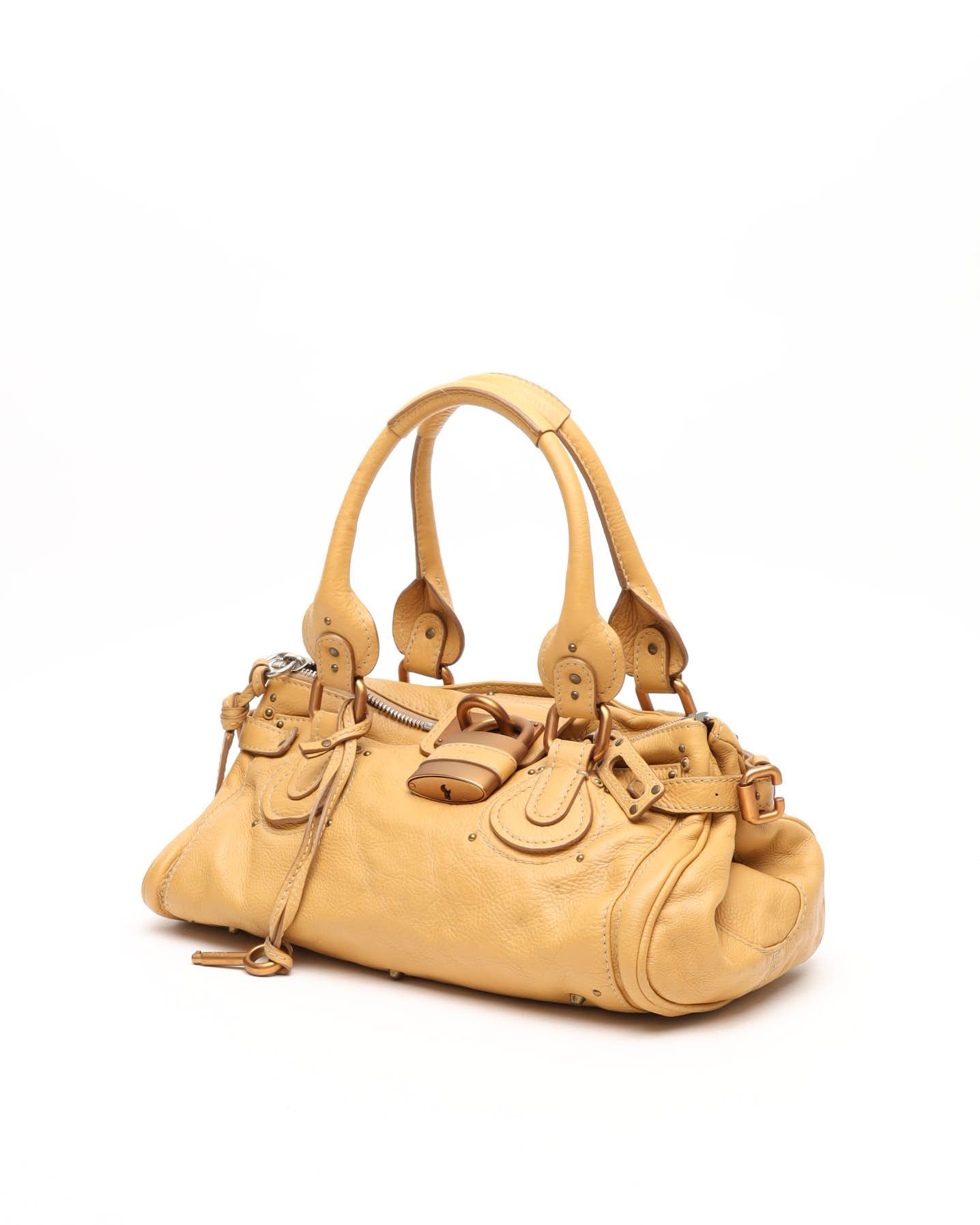 Chloé Medium Paddington Bag In Yellow