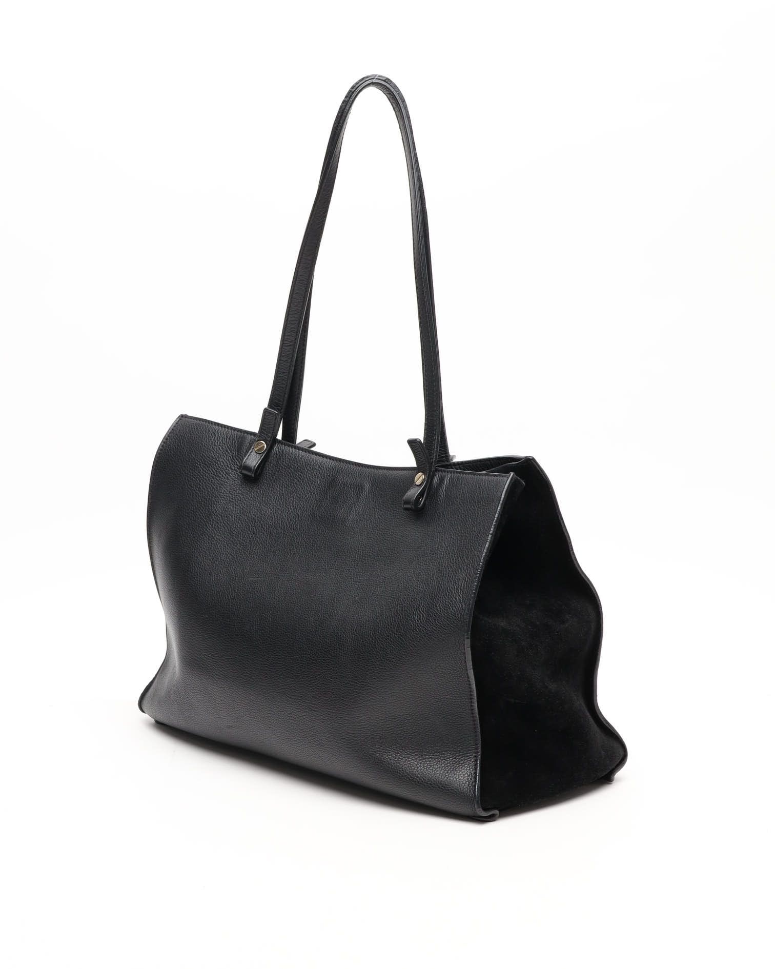 Chloé Faye Tote Bag In Black