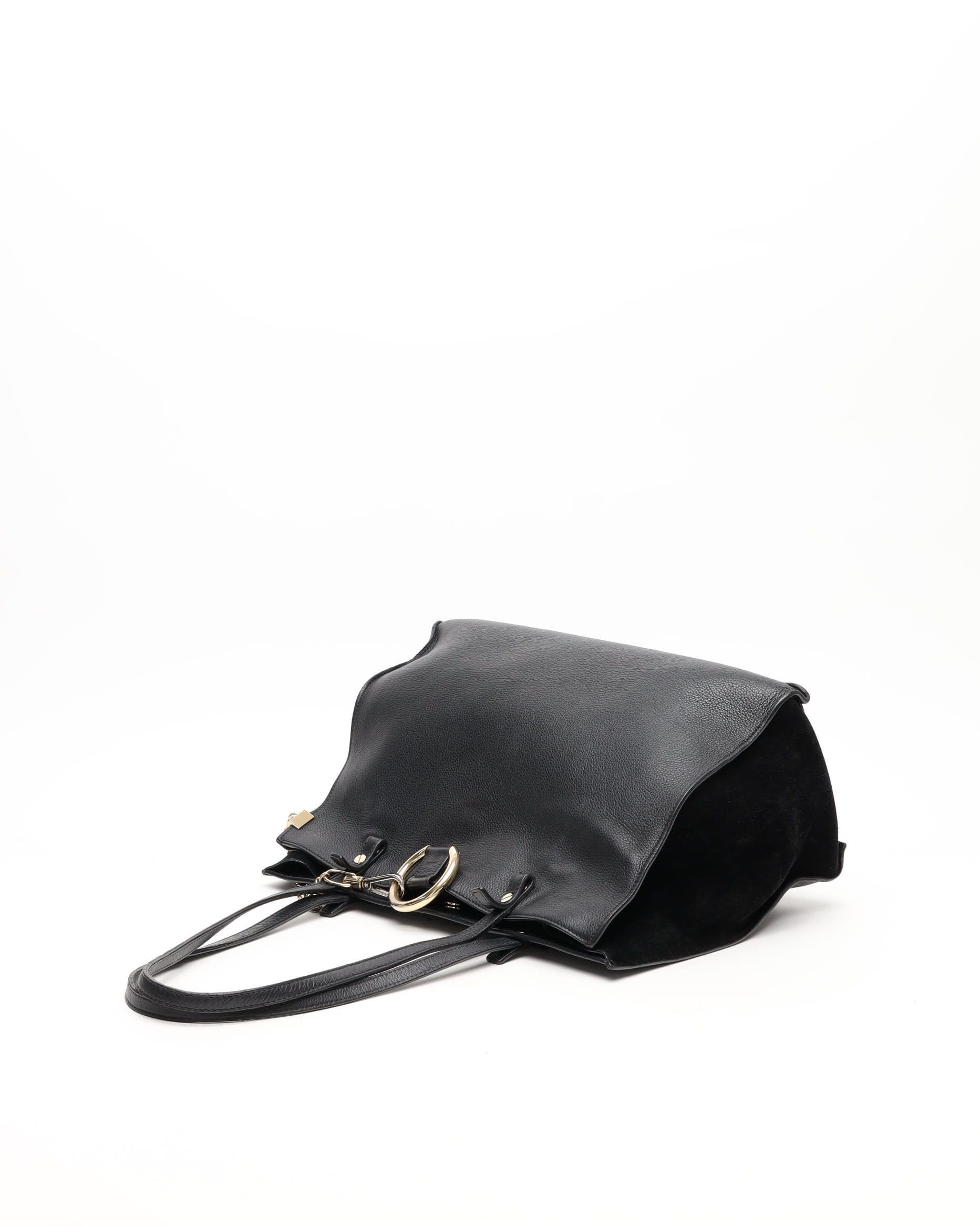 Chloé Faye Tote Bag In Black