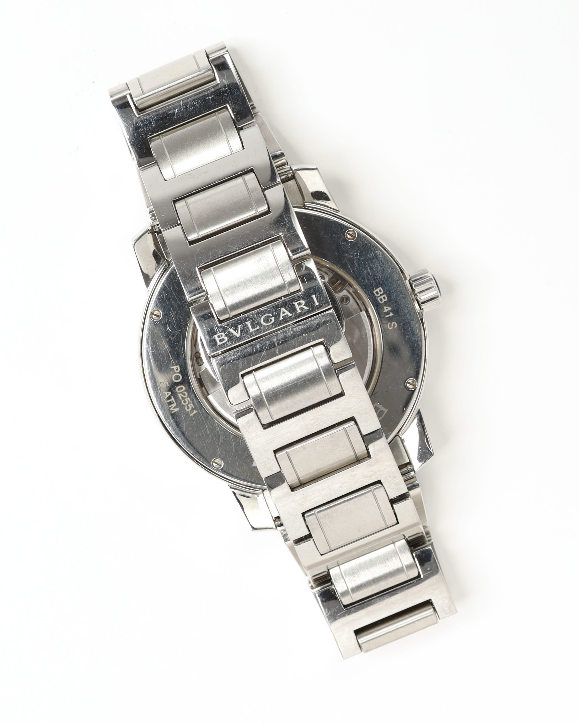 Bvlgari Bulgari Bulgari 41mm Ref Bb41s Automatic Watch In Brown