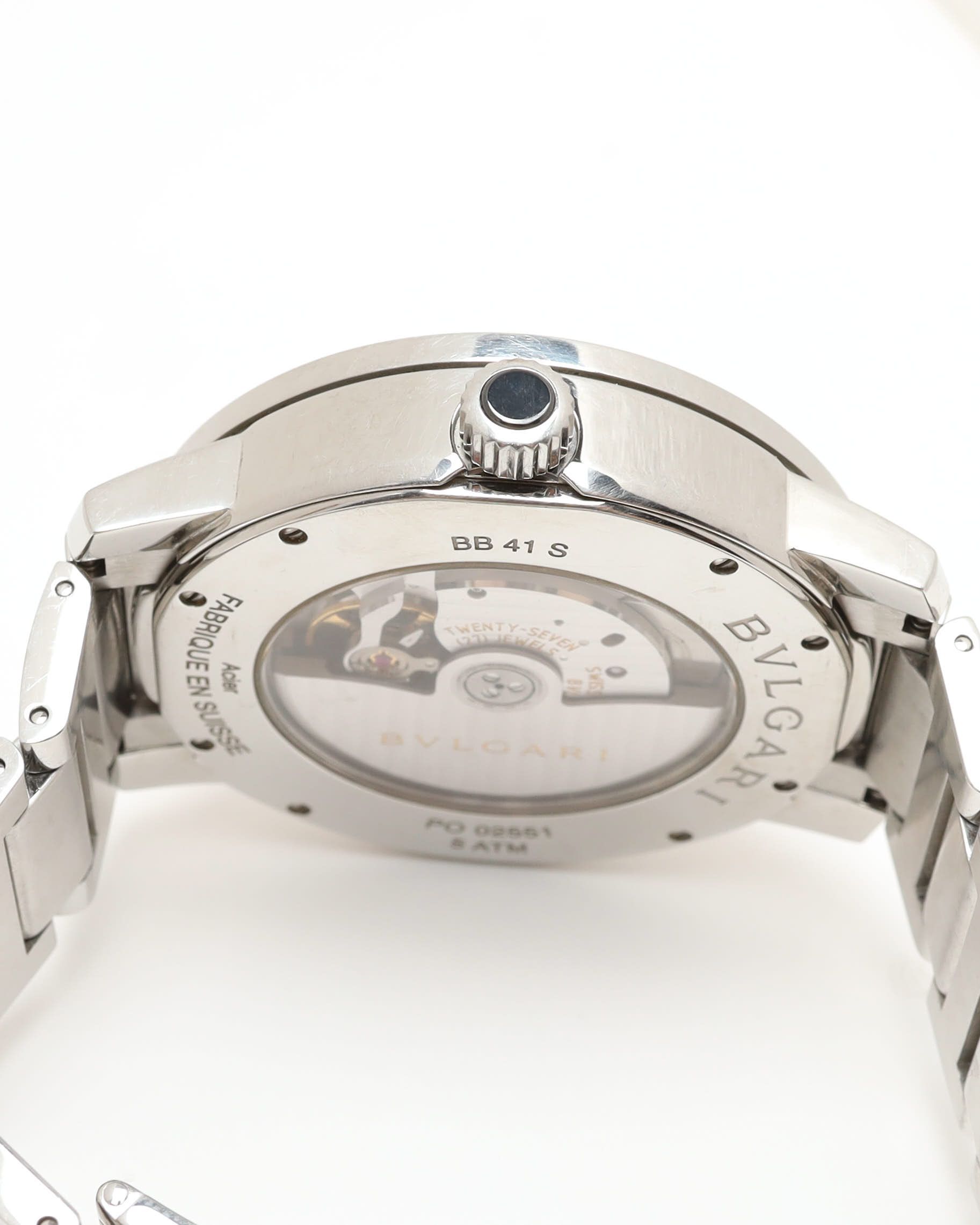 Bvlgari Bulgari Bulgari 41mm Ref Bb41s Automatic Watch In Brown