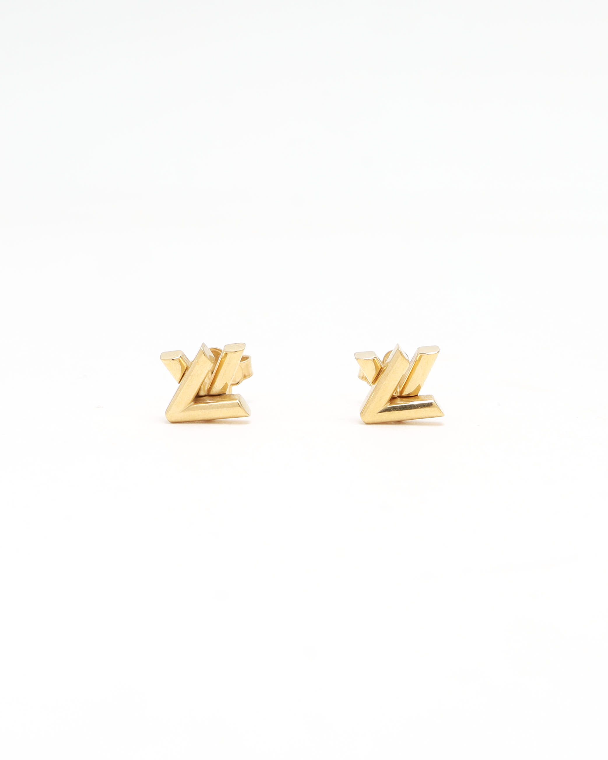 Pre-owned Louis Vuitton Go-14 Earrings In Gold