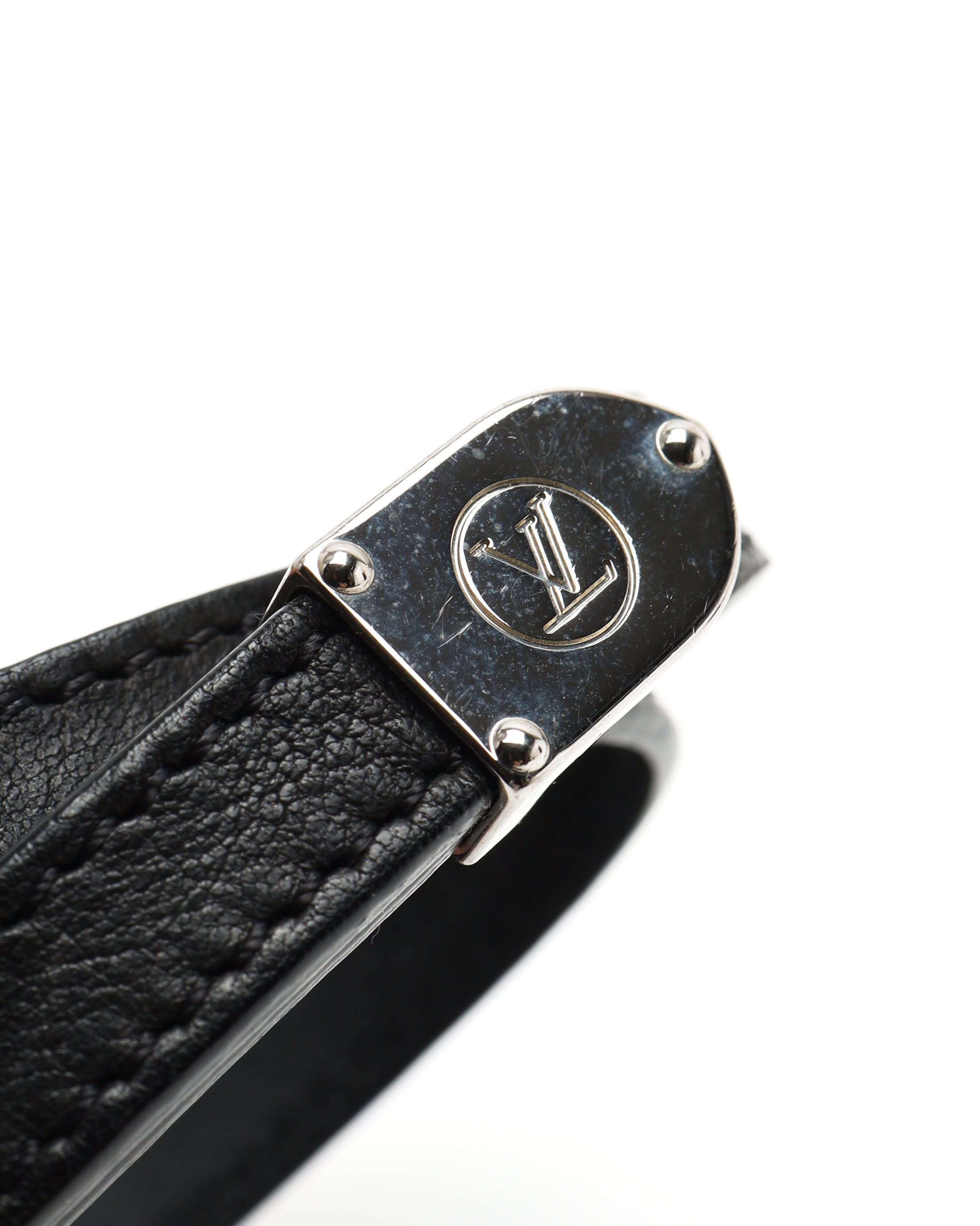 Pre-owned Louis Vuitton Monogram Bracelet In Black