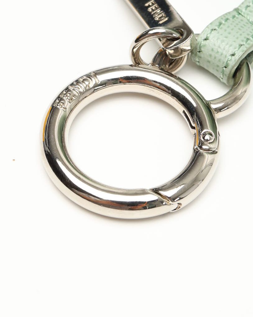 Fendi Pom-pom Fur Charm In Green