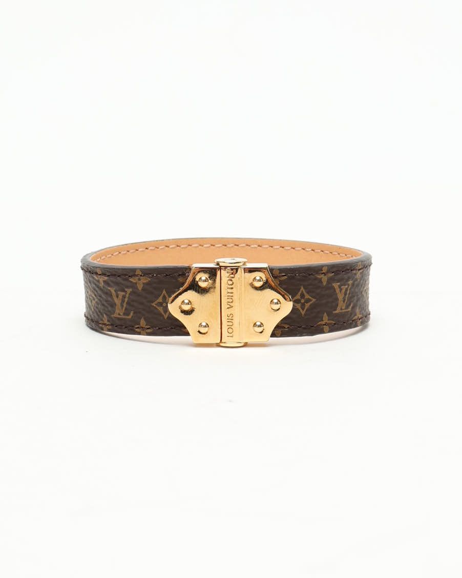 Pre-owned Louis Vuitton Nano Monogram Bracelet In Brown