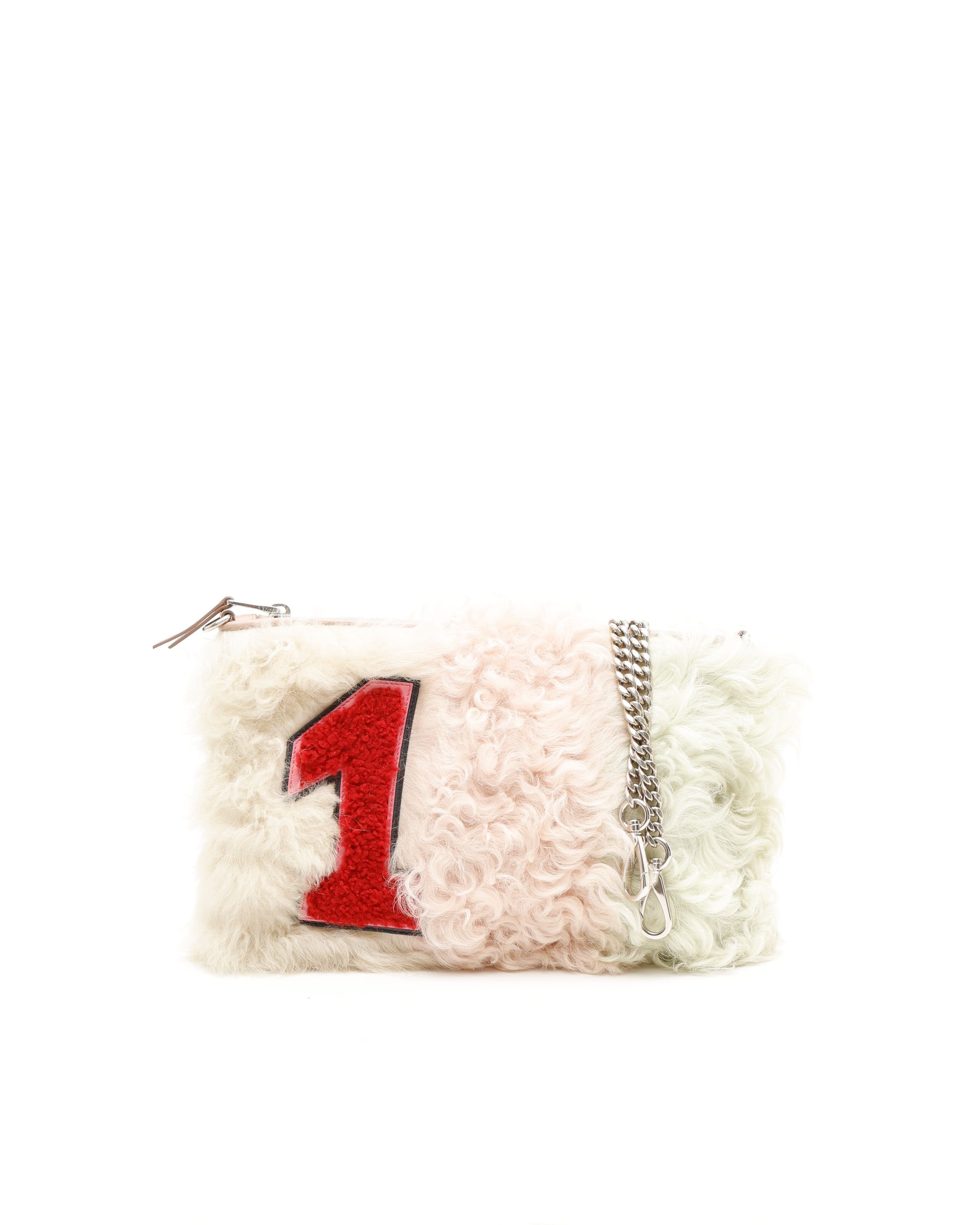 MIU MIU Shearling Chain Bag