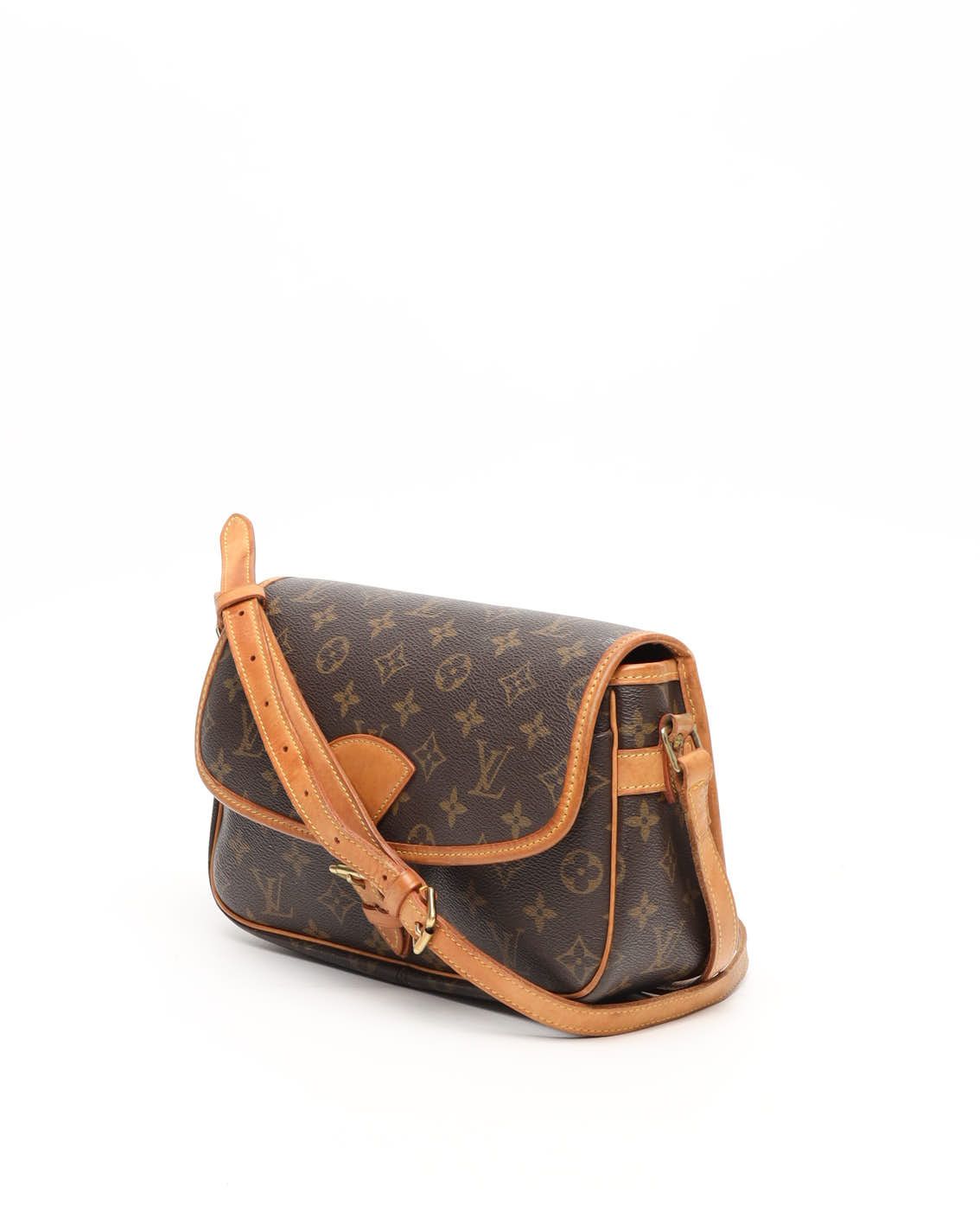 Pre-owned Louis Vuitton Monogram Sologne Bag In Brown