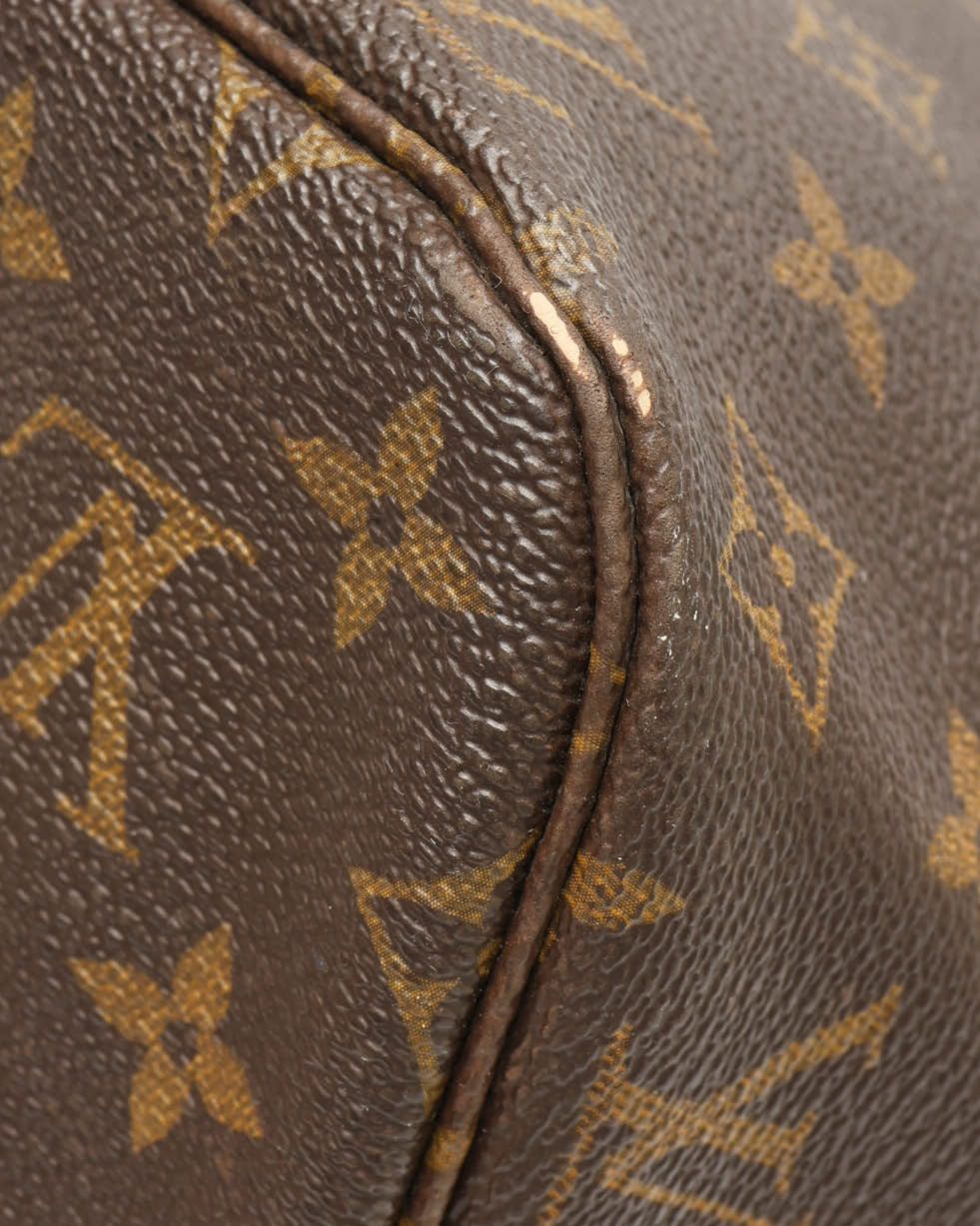 Pre-owned Louis Vuitton Monogram Neverfull Mm Tote Bag In Brown