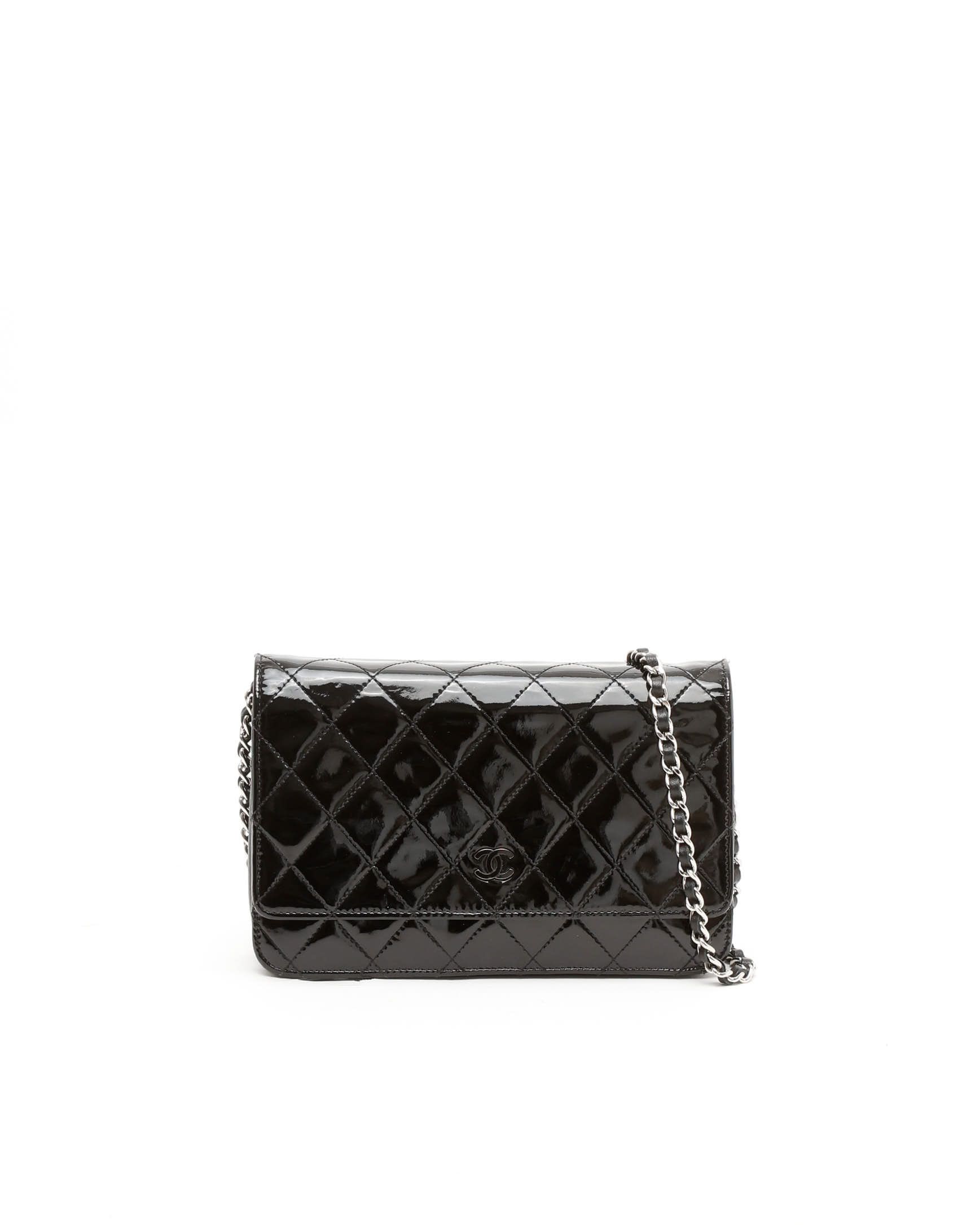 Chanel Patent Wallet On Chain Bag