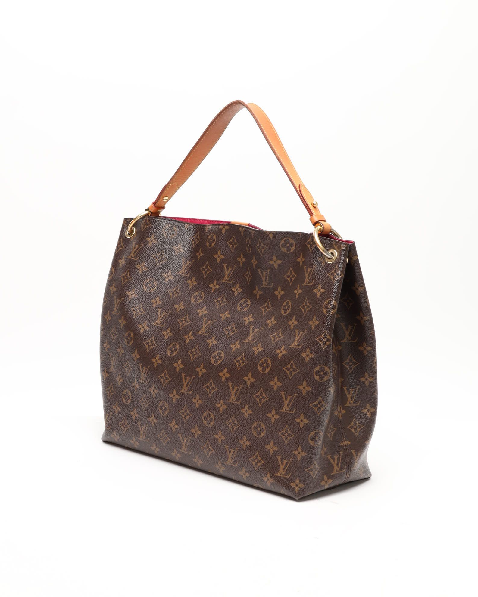 Pre-owned Louis Vuitton Monogram Graceful Mm Bag In Brown