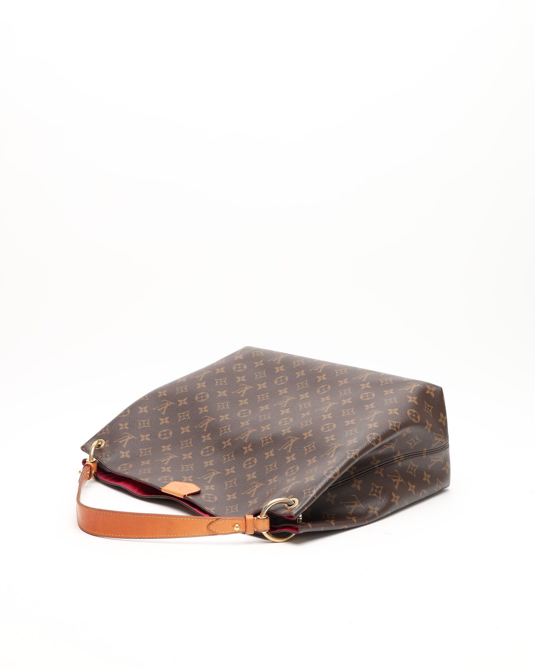 Pre-owned Louis Vuitton Monogram Graceful Mm Bag In Brown