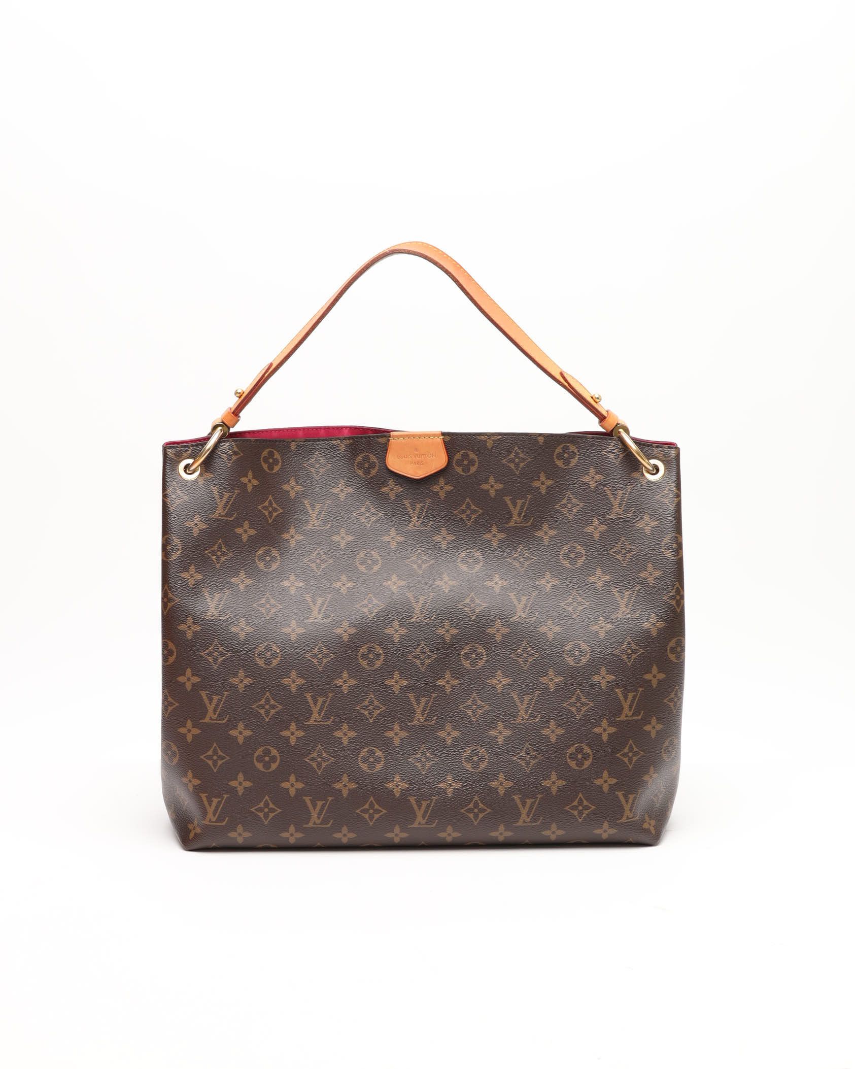 Pre-owned Louis Vuitton Monogram Graceful Mm Bag In Brown