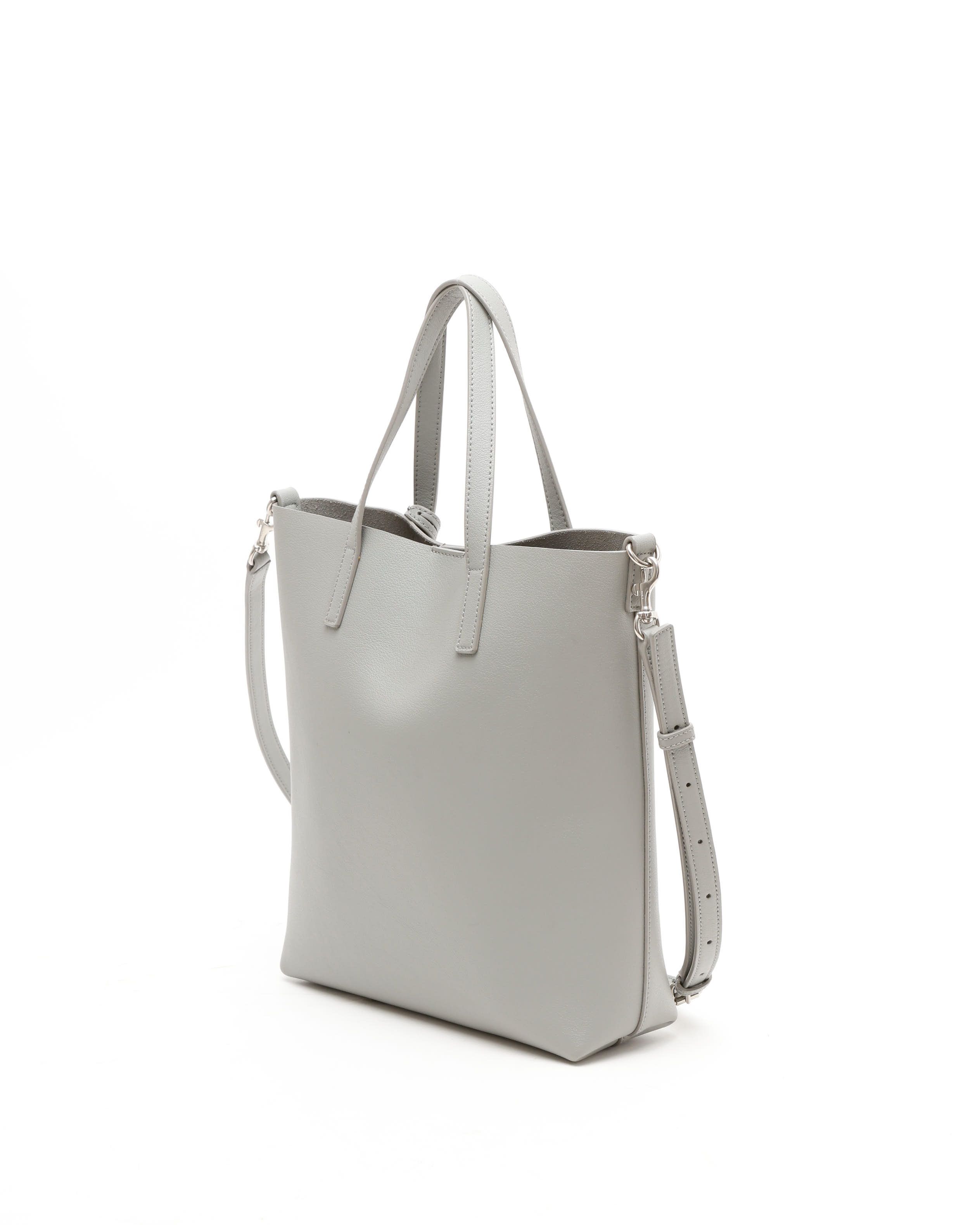 Saint Laurent N/s Toy Shopping Tote In Gray