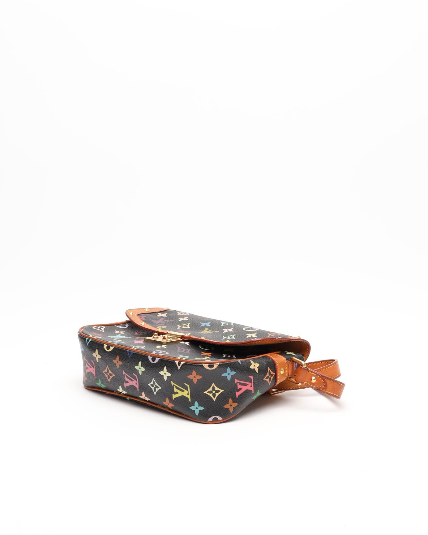 Pre-owned Louis Vuitton Murakami Sologne Bag In Multi