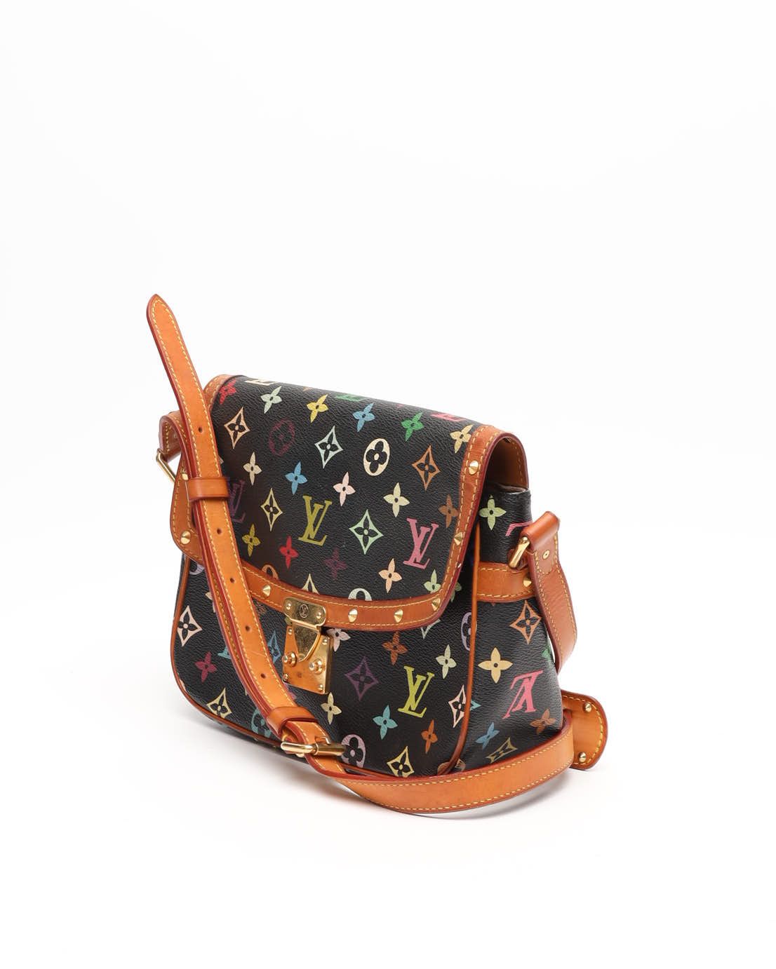 Pre-owned Louis Vuitton Murakami Sologne Bag In Multi