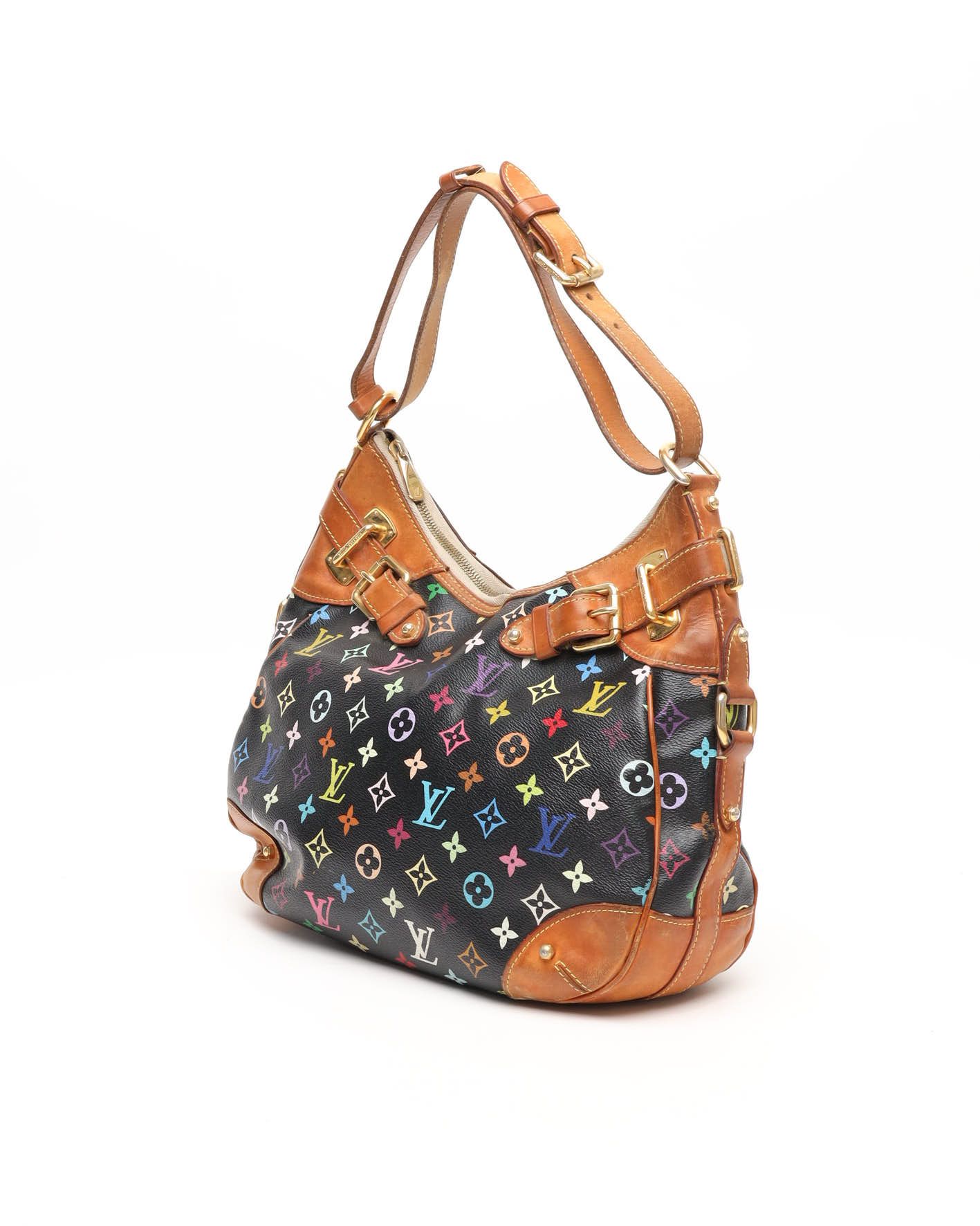 Pre-owned Louis Vuitton Murakami Greta Bag In Multi