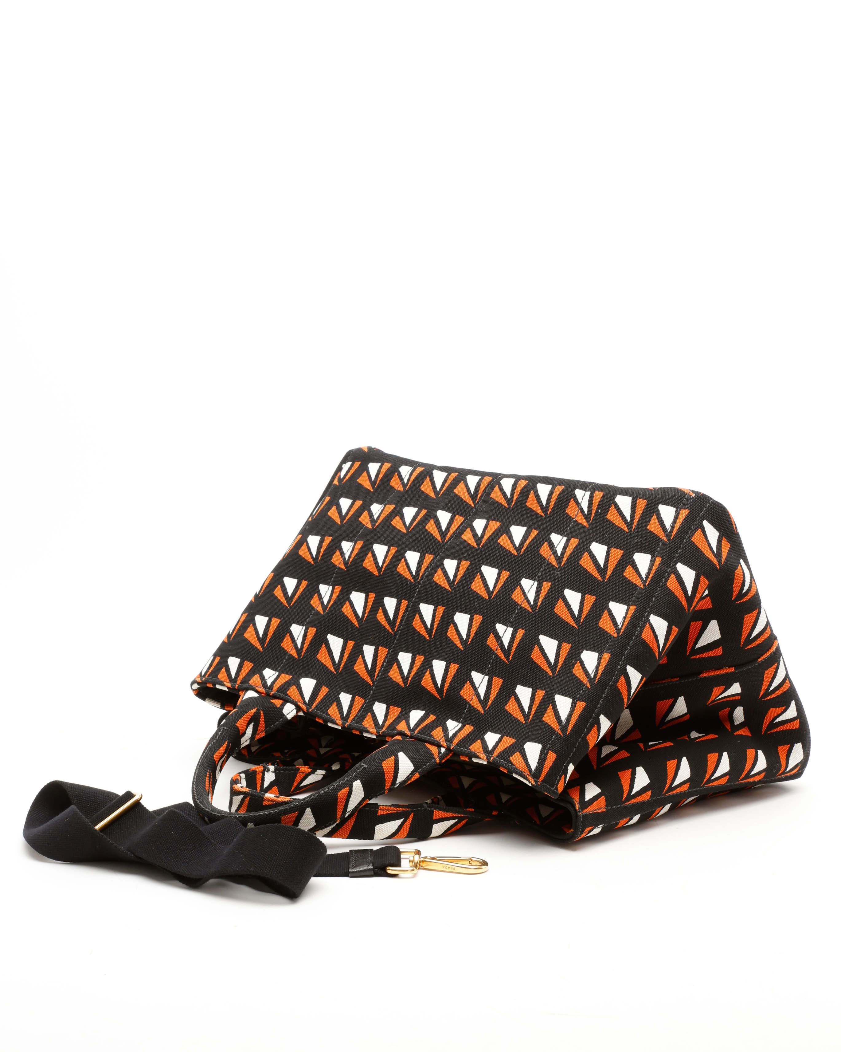 Prada Canapa Handbag In Multi