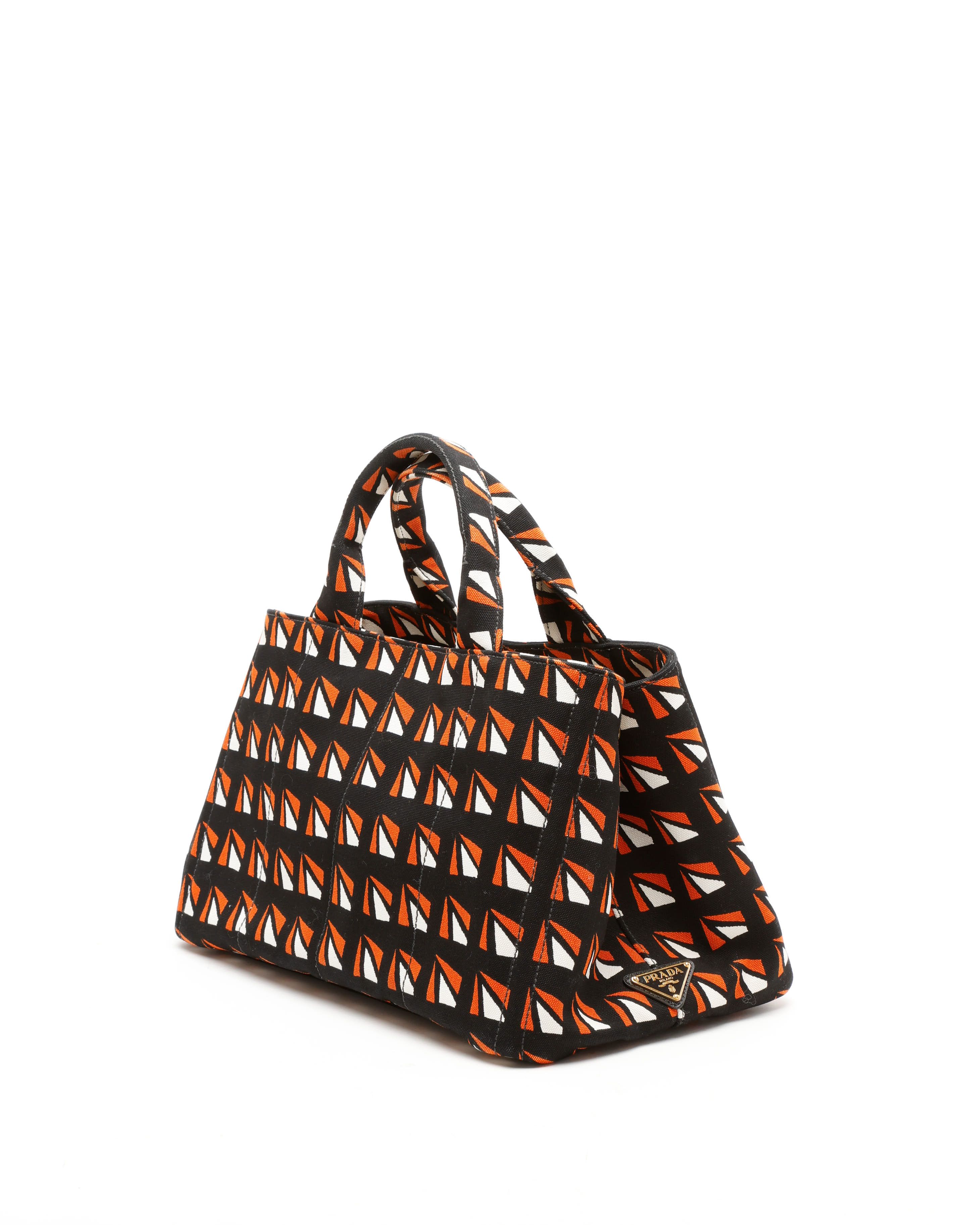 Prada Canapa Handbag In Multi