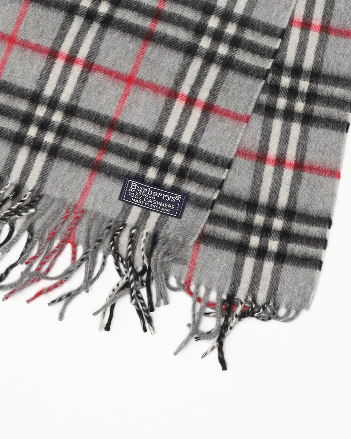 Burberry Nova Check Cashmere Scarf In Multi