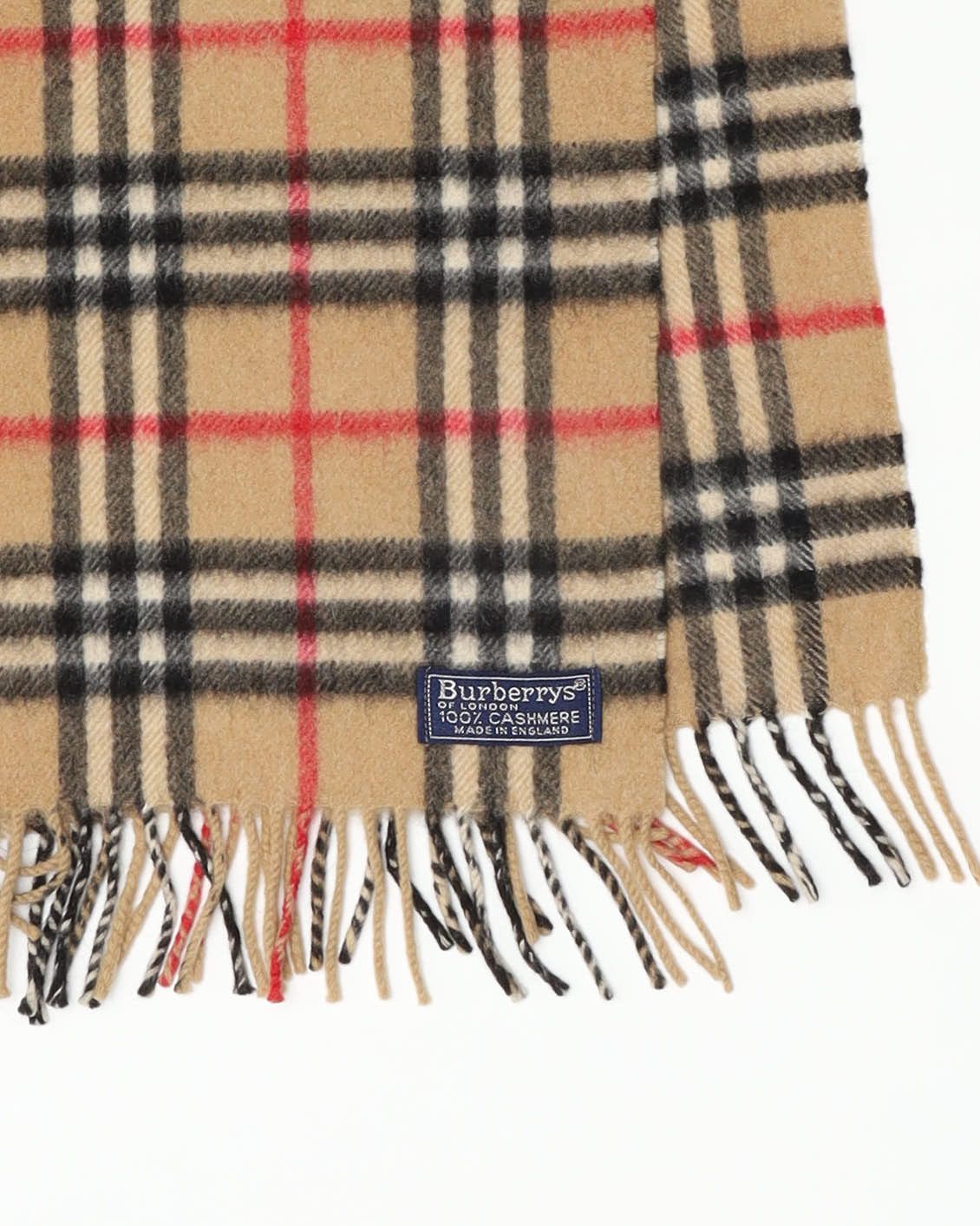 Burberry Nova Check Cashmere Scarf In Brown
