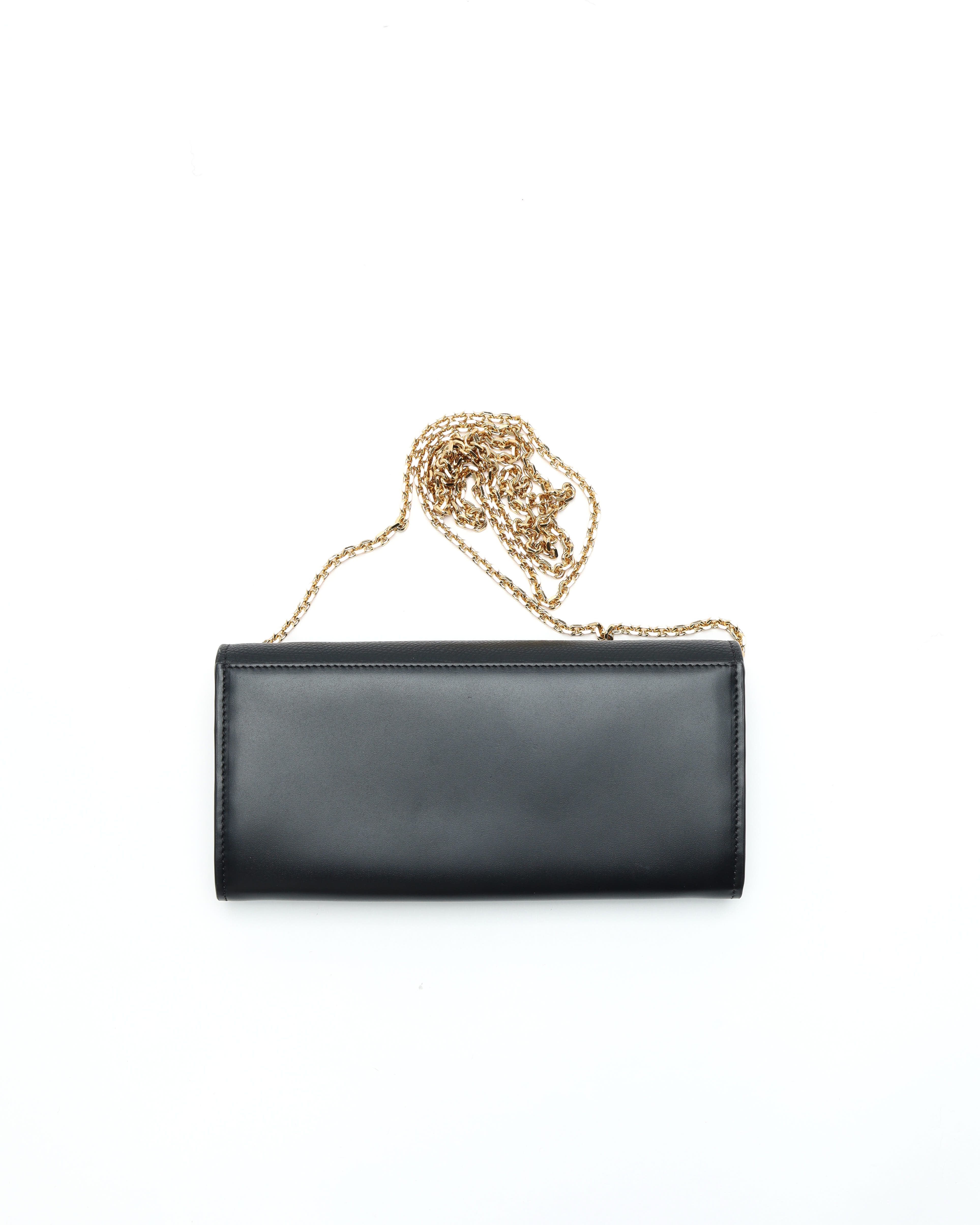 Fendi Ff Diamonds Wallet On Chain Bag In Black