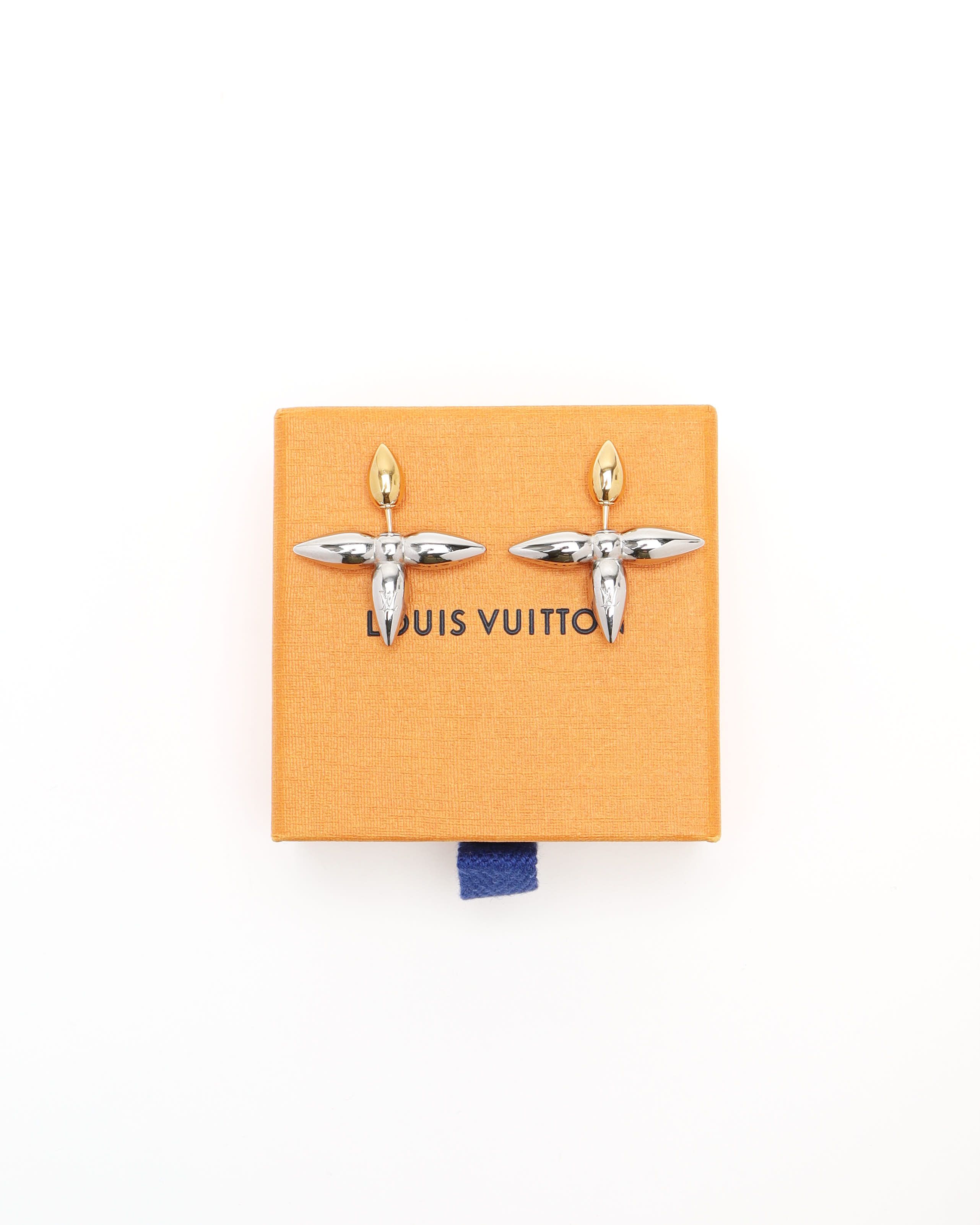 Pre-owned Louis Vuitton Louisette Earrings In Multi