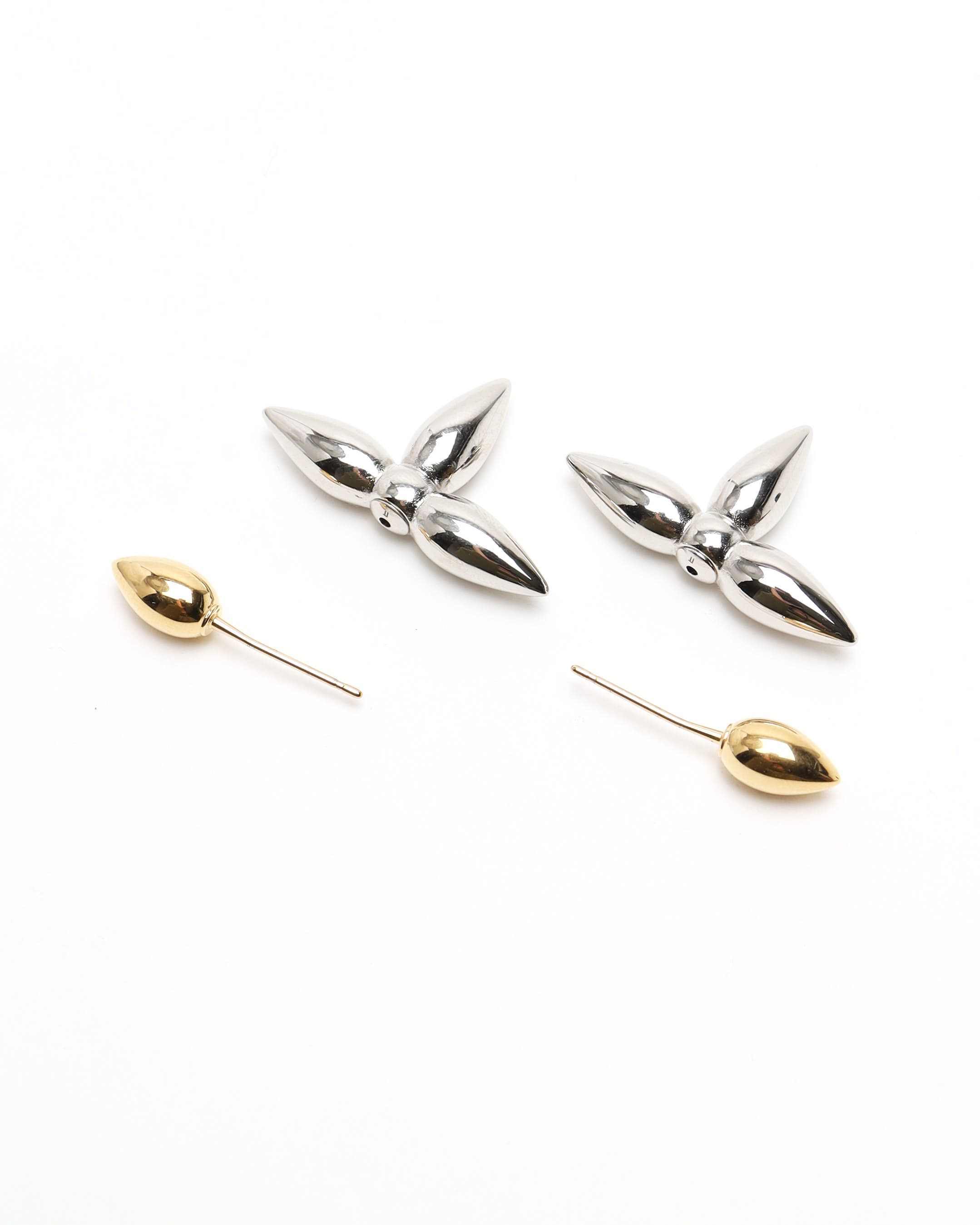 Pre-owned Louis Vuitton Louisette Earrings In Multi