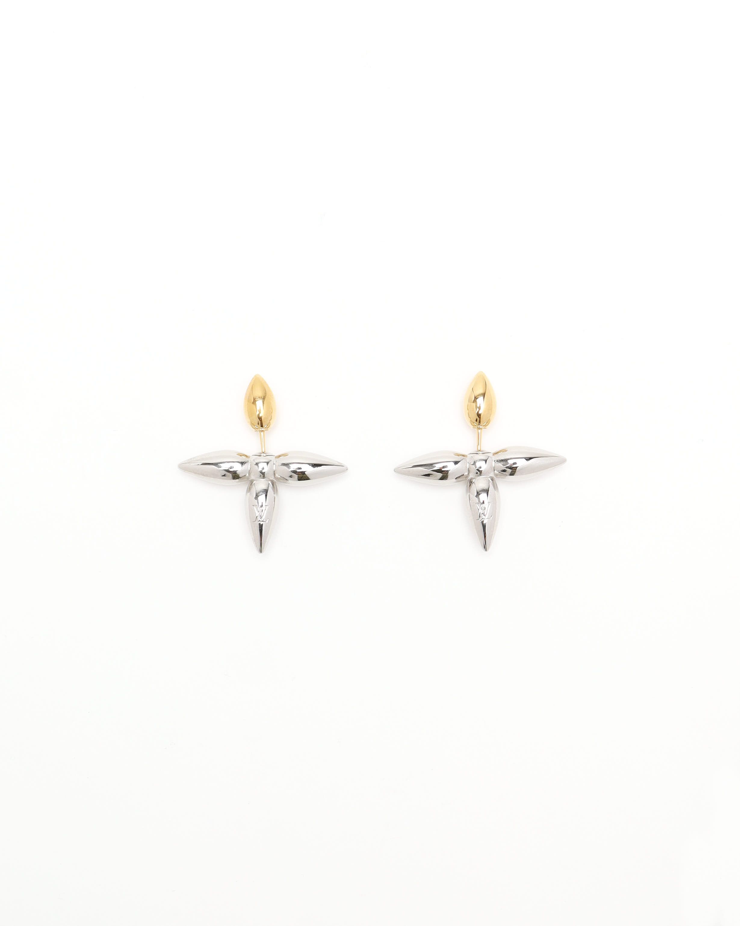 Pre-owned Louis Vuitton Louisette Earrings In Multi