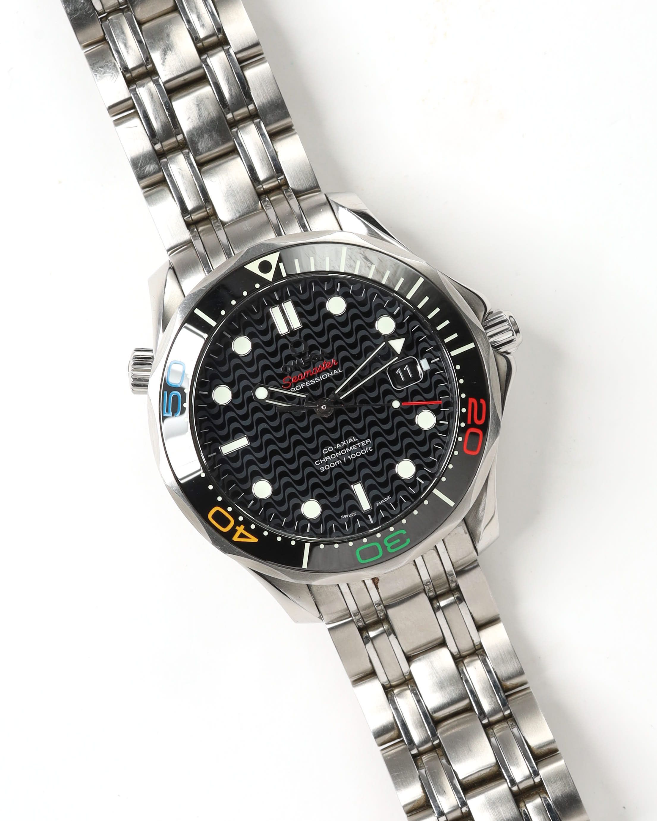 Omega Seamaster Diver 300m Rio Olympics 41mm Watch In Silver