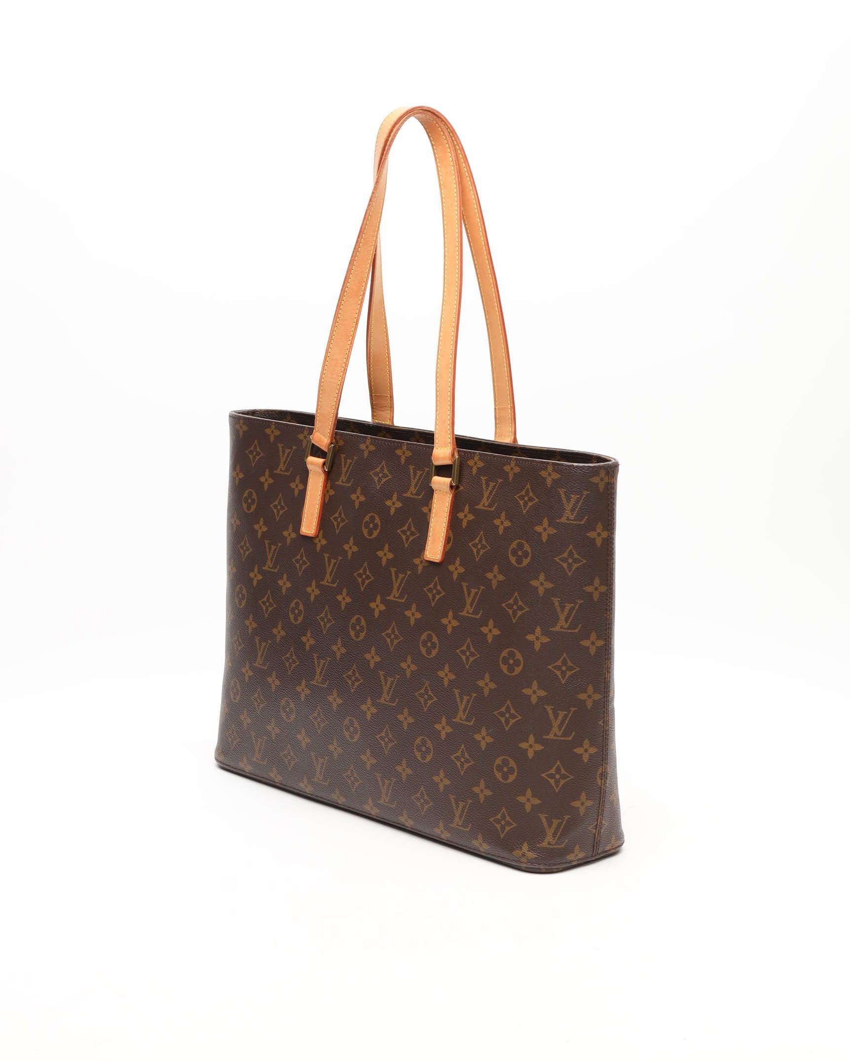 Pre-owned Louis Vuitton Monogram Luco Bag In Brown