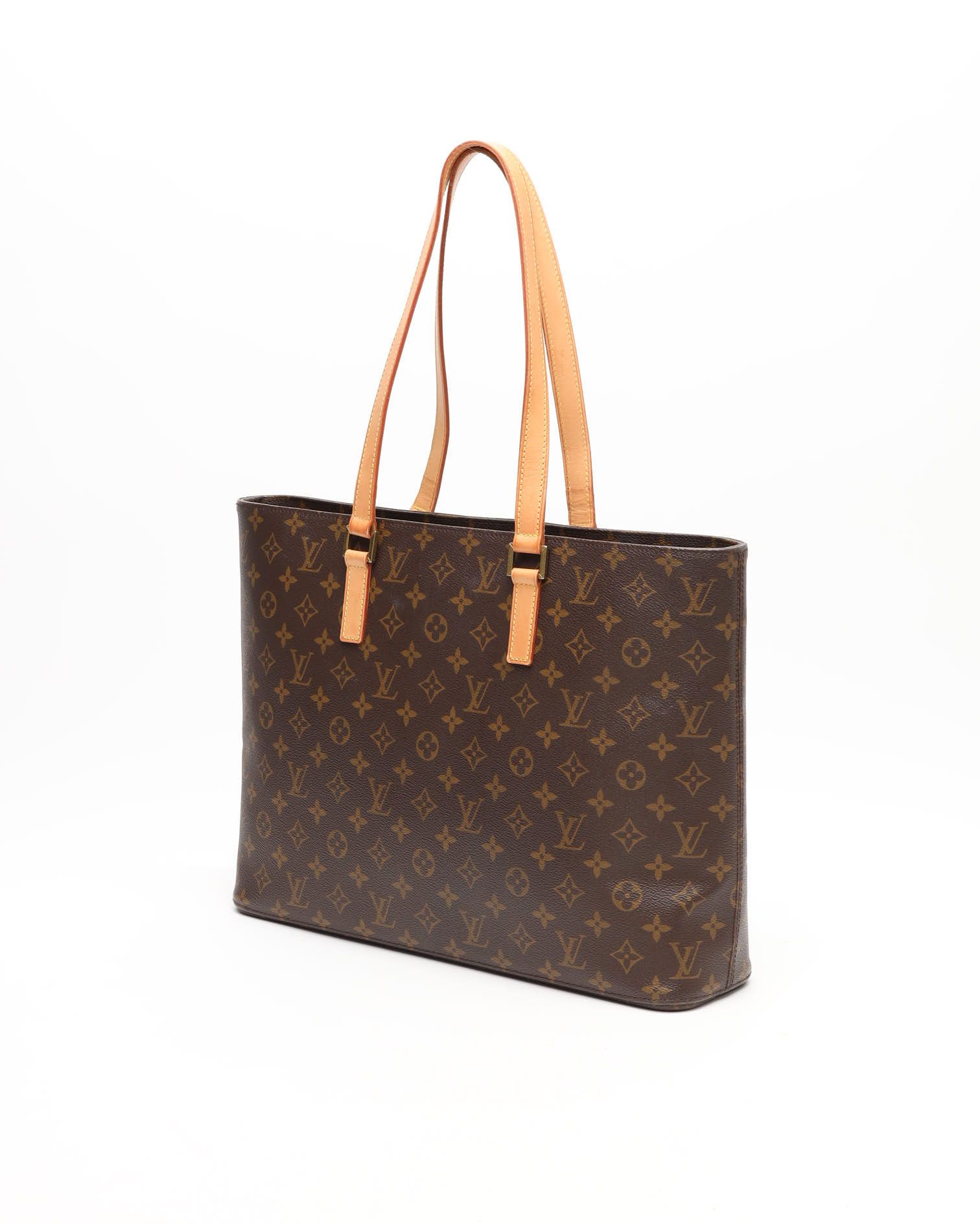 Pre-owned Louis Vuitton Monogram Luco Bag In Brown