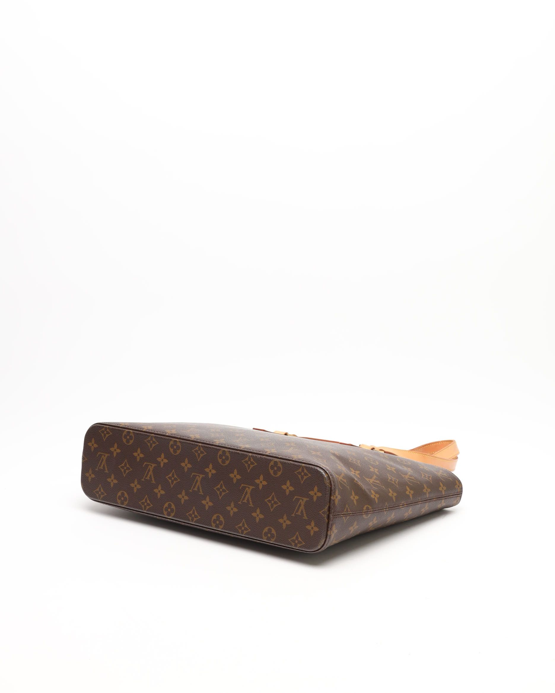 Pre-owned Louis Vuitton Monogram Luco Bag In Brown