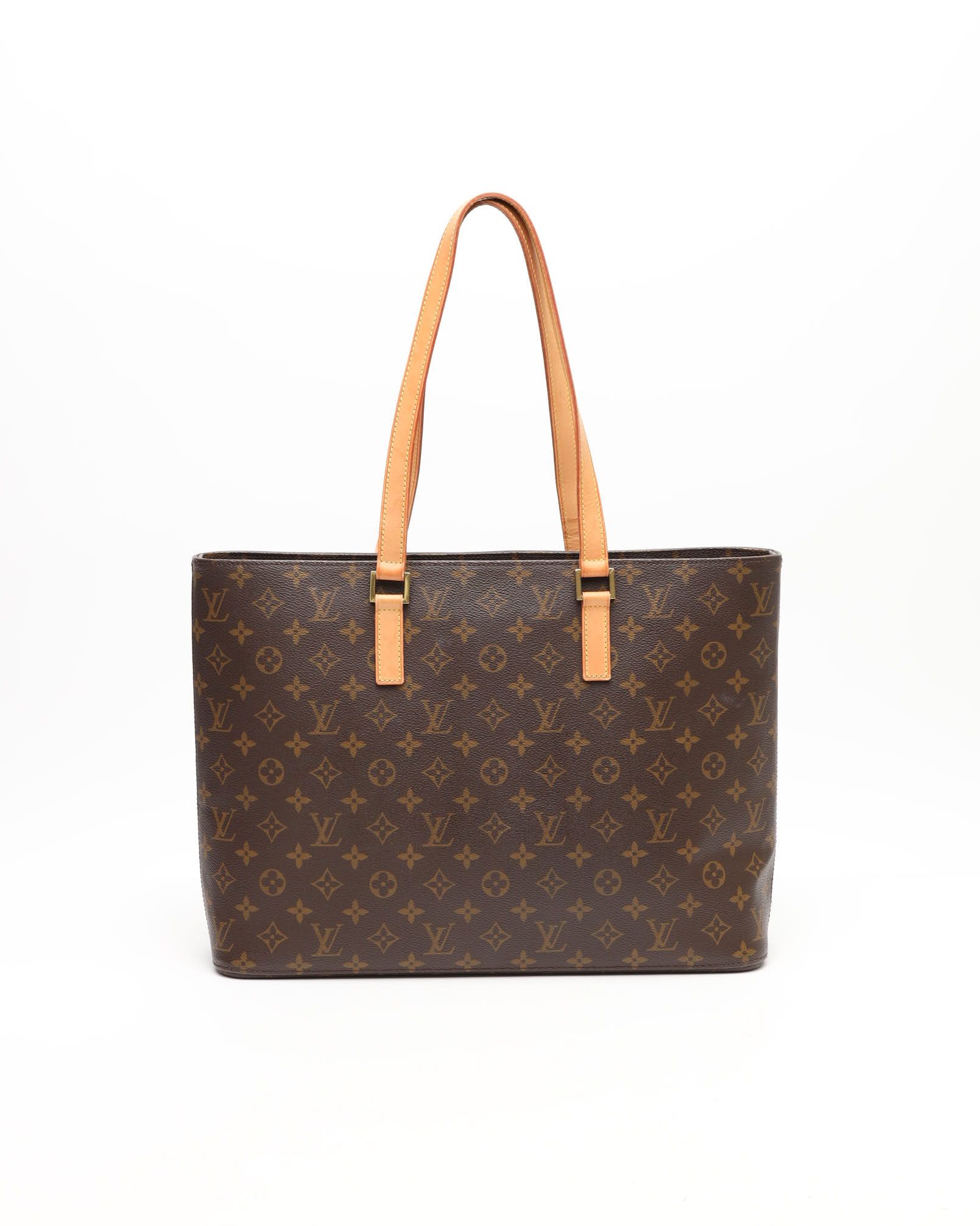 Pre-owned Louis Vuitton Monogram Luco Bag In Brown