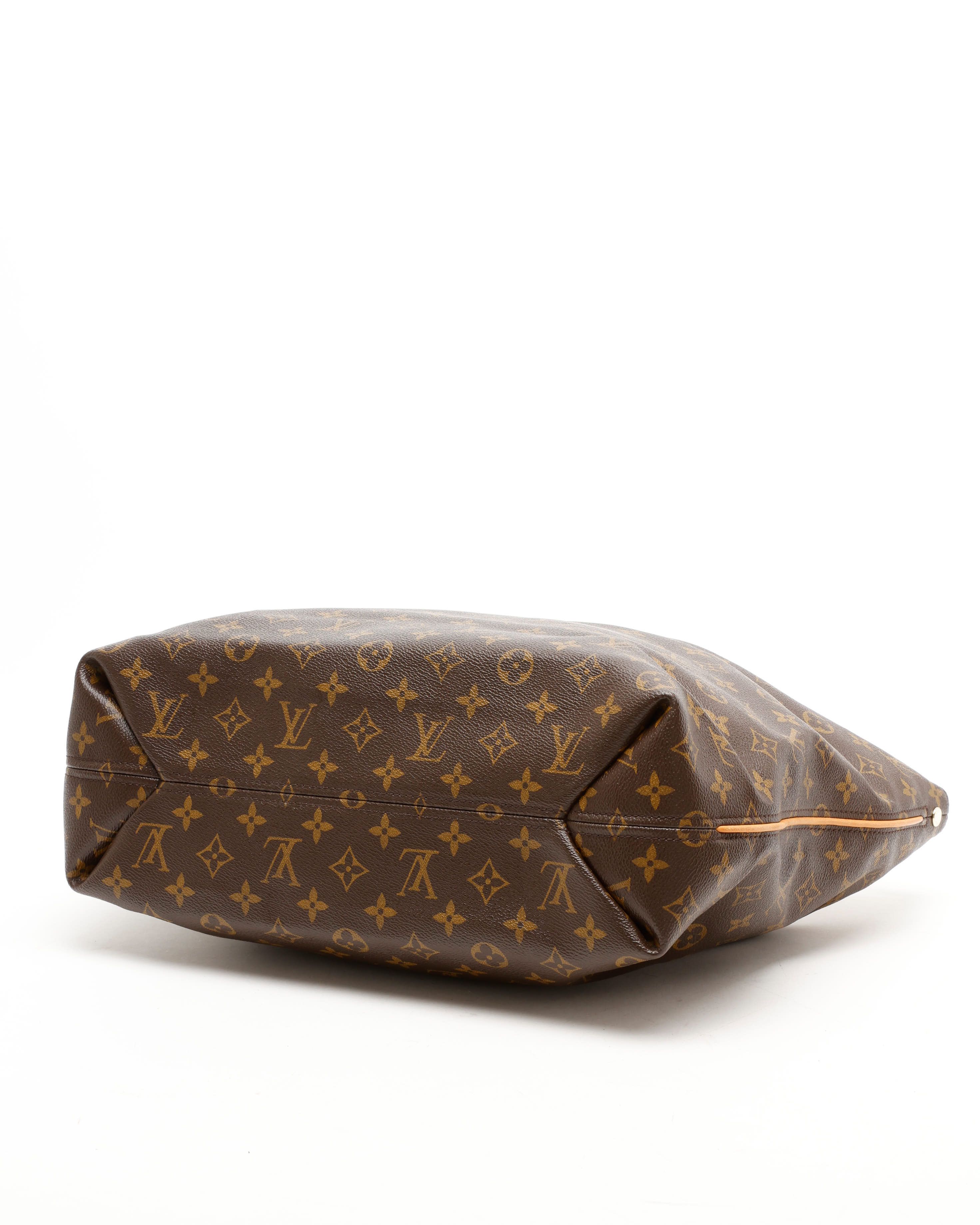 Pre-owned Louis Vuitton Monogram Sully Pm Bag In Brown