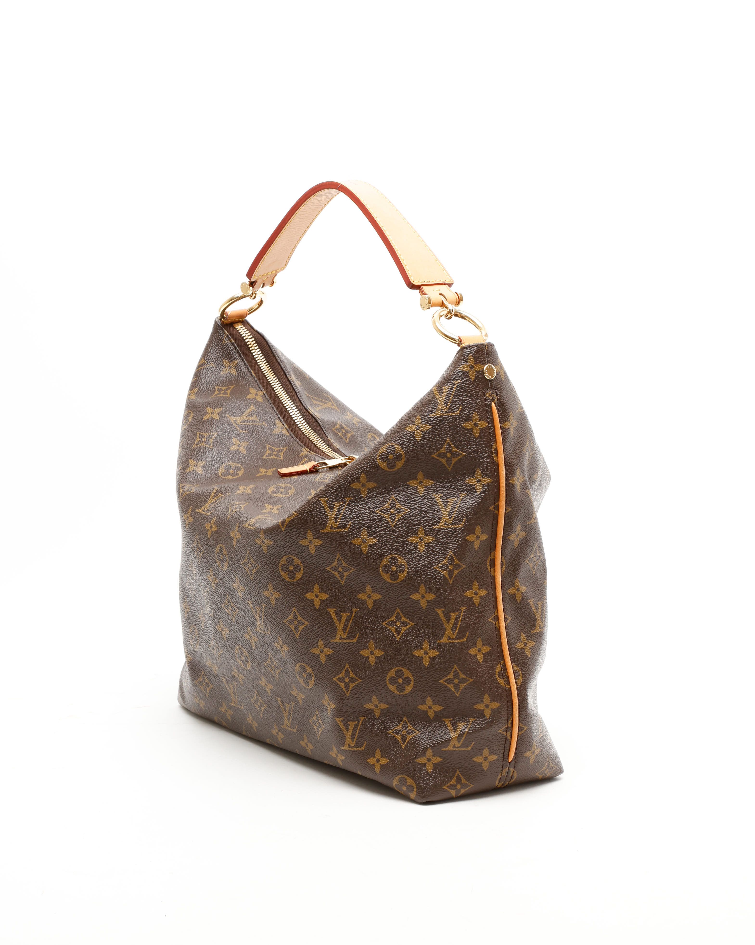 Pre-owned Louis Vuitton Monogram Sully Pm Bag In Brown
