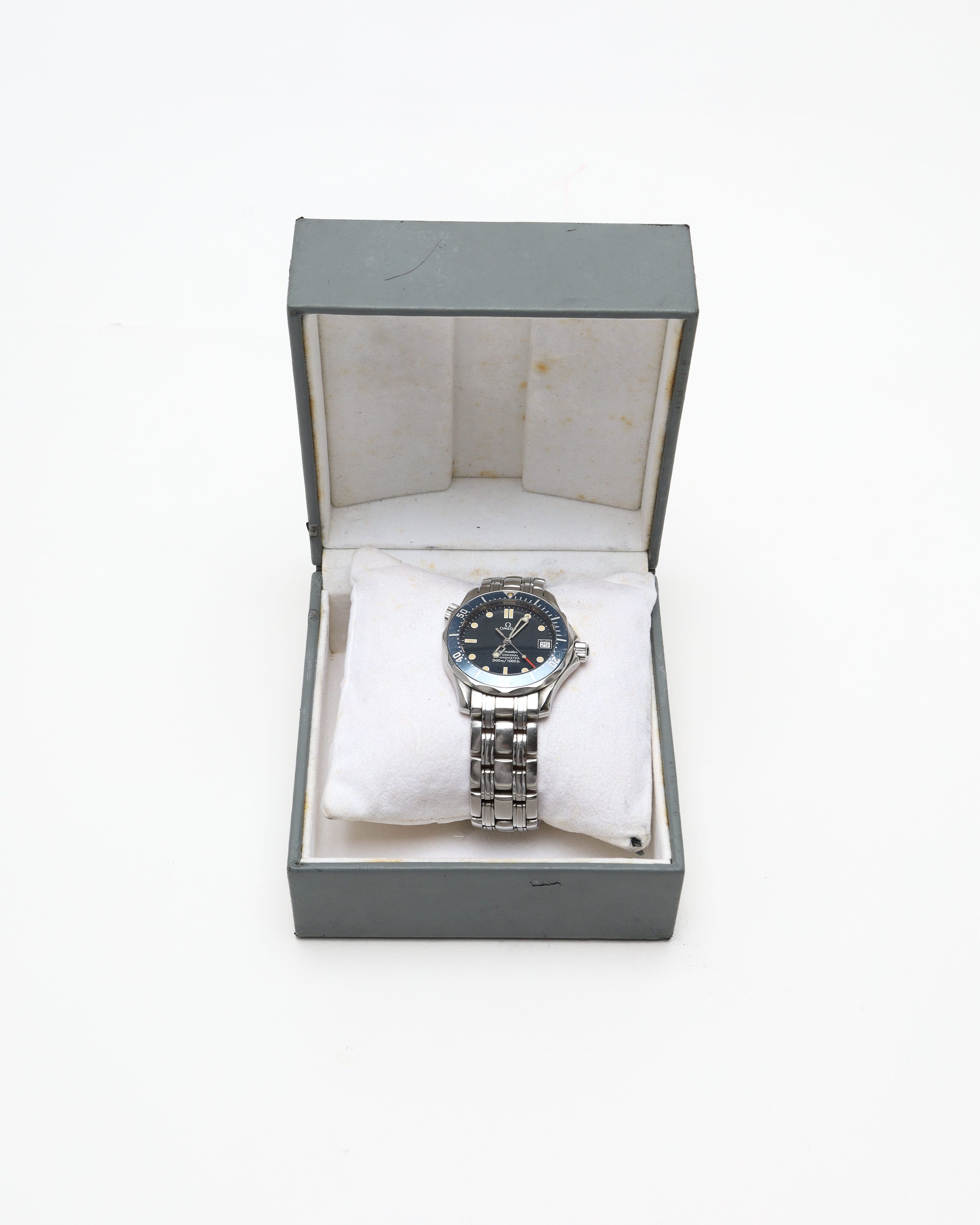 Omega Seamaster 300m 36mm Ref 2551.80 1986 Watch In Blue