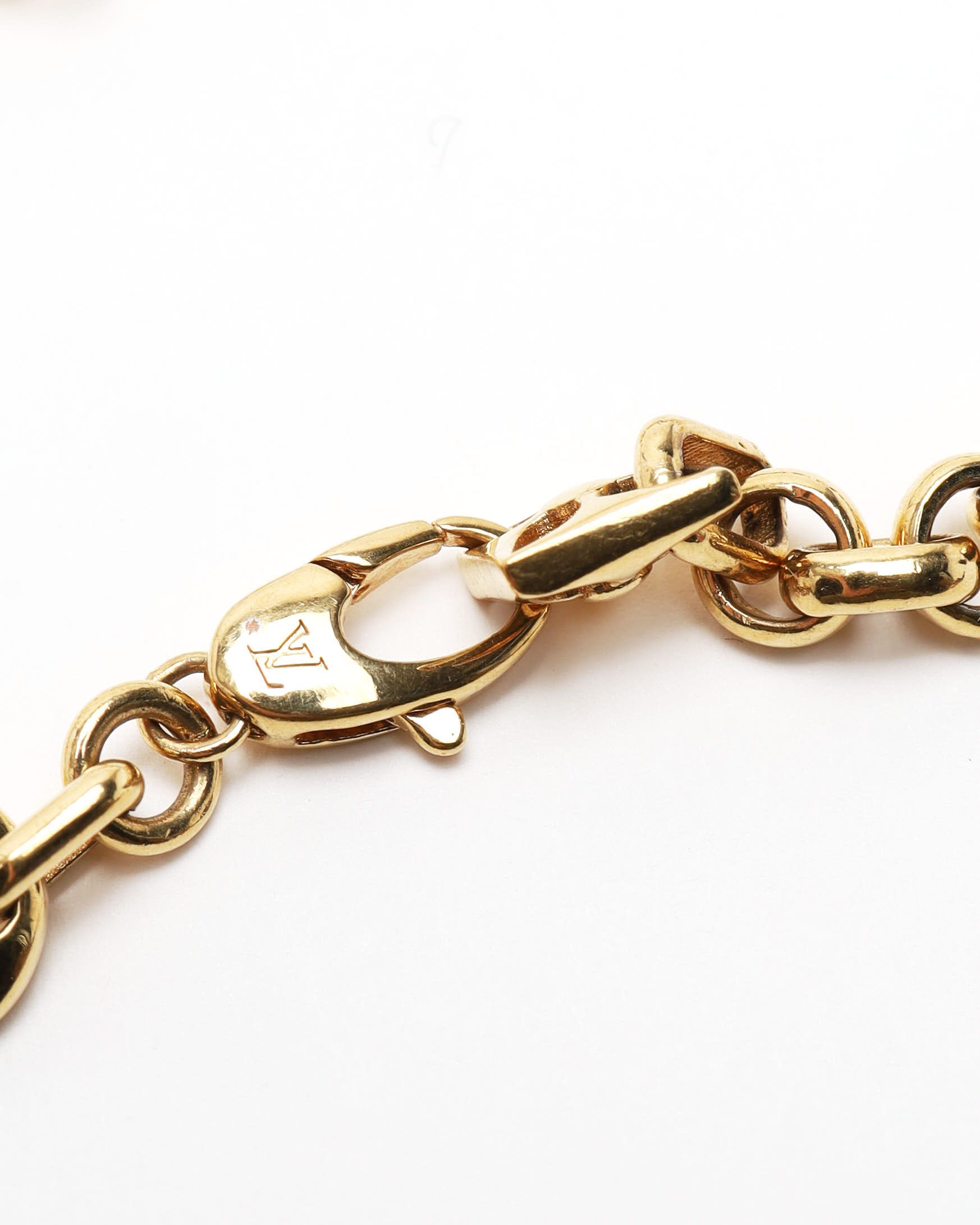 Pre-owned Louis Vuitton Crazy In Rock Bracelet In Gold