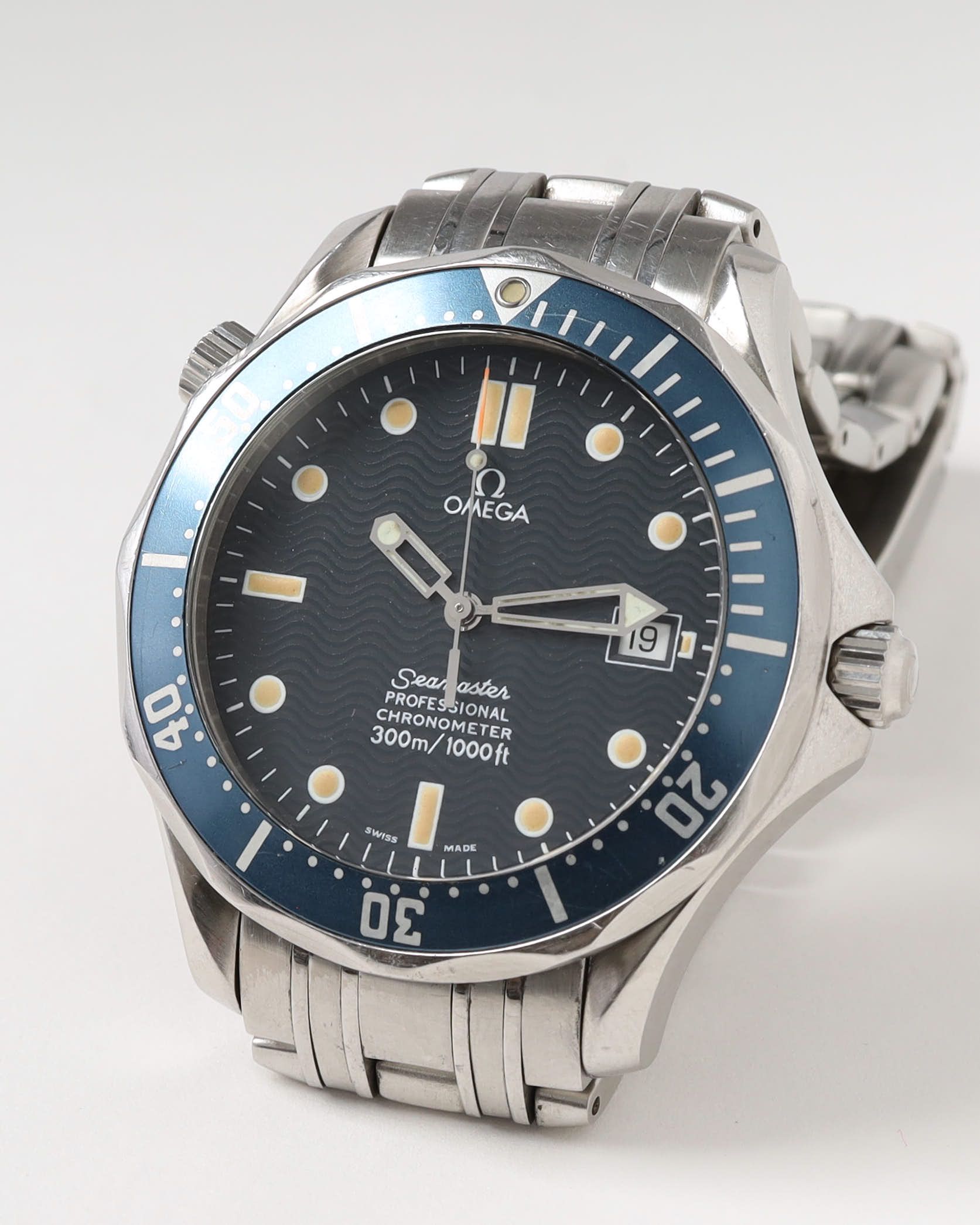 Omega Seamaster 300m 41mm Ref 2531.80 1999 Watch In Metallic