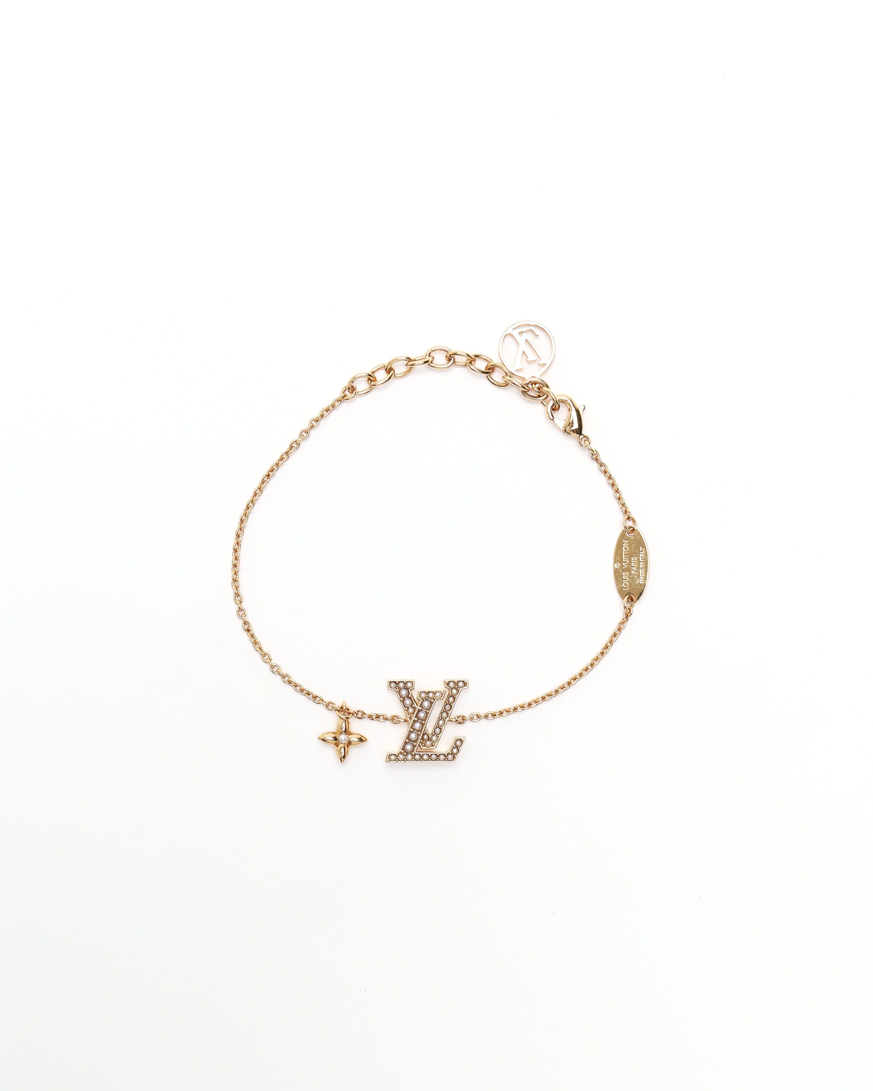 Pre-owned Louis Vuitton Lv Iconic Pearl Bracelet In Multi