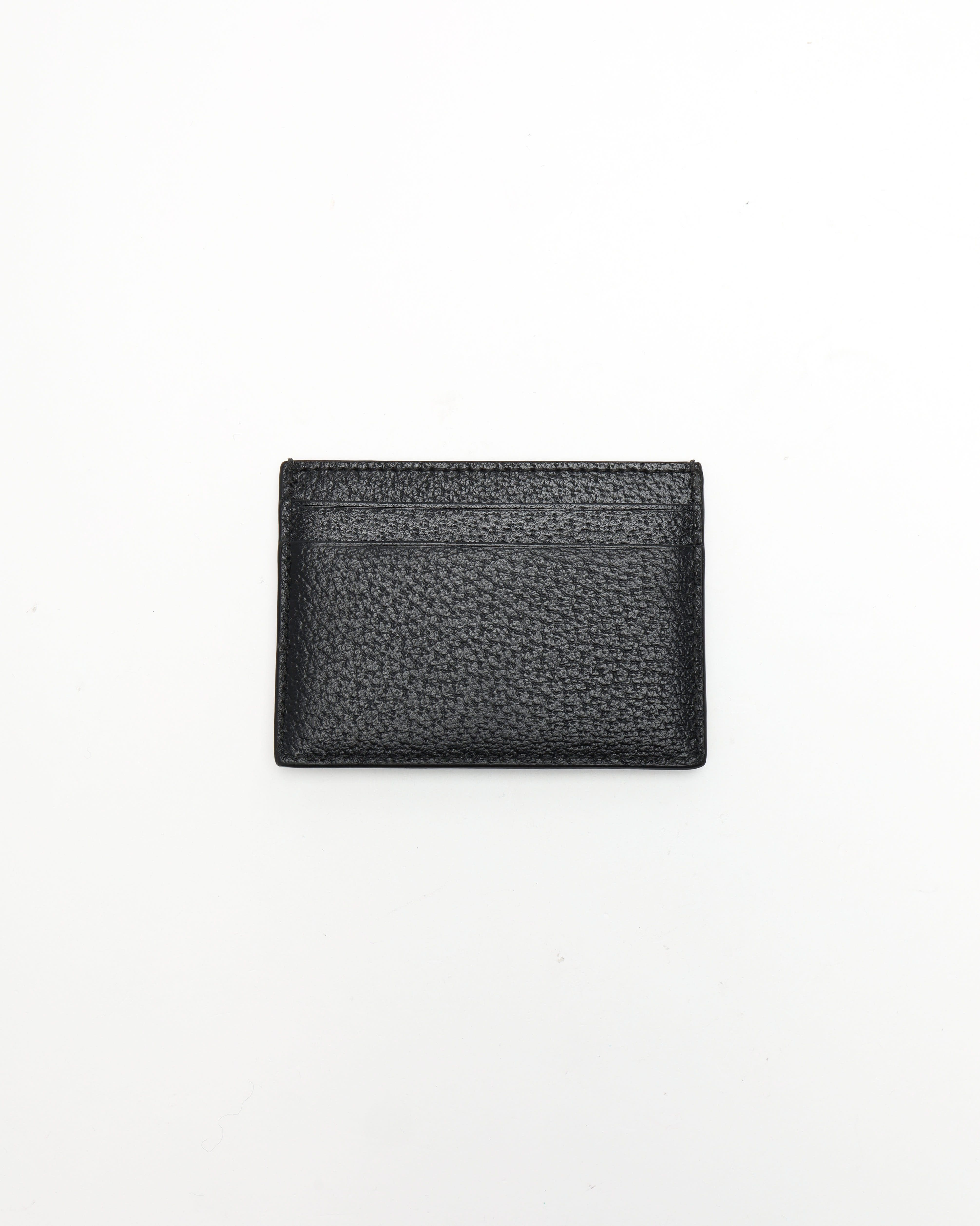 Gucci Bee Leather Card Holder In Multi