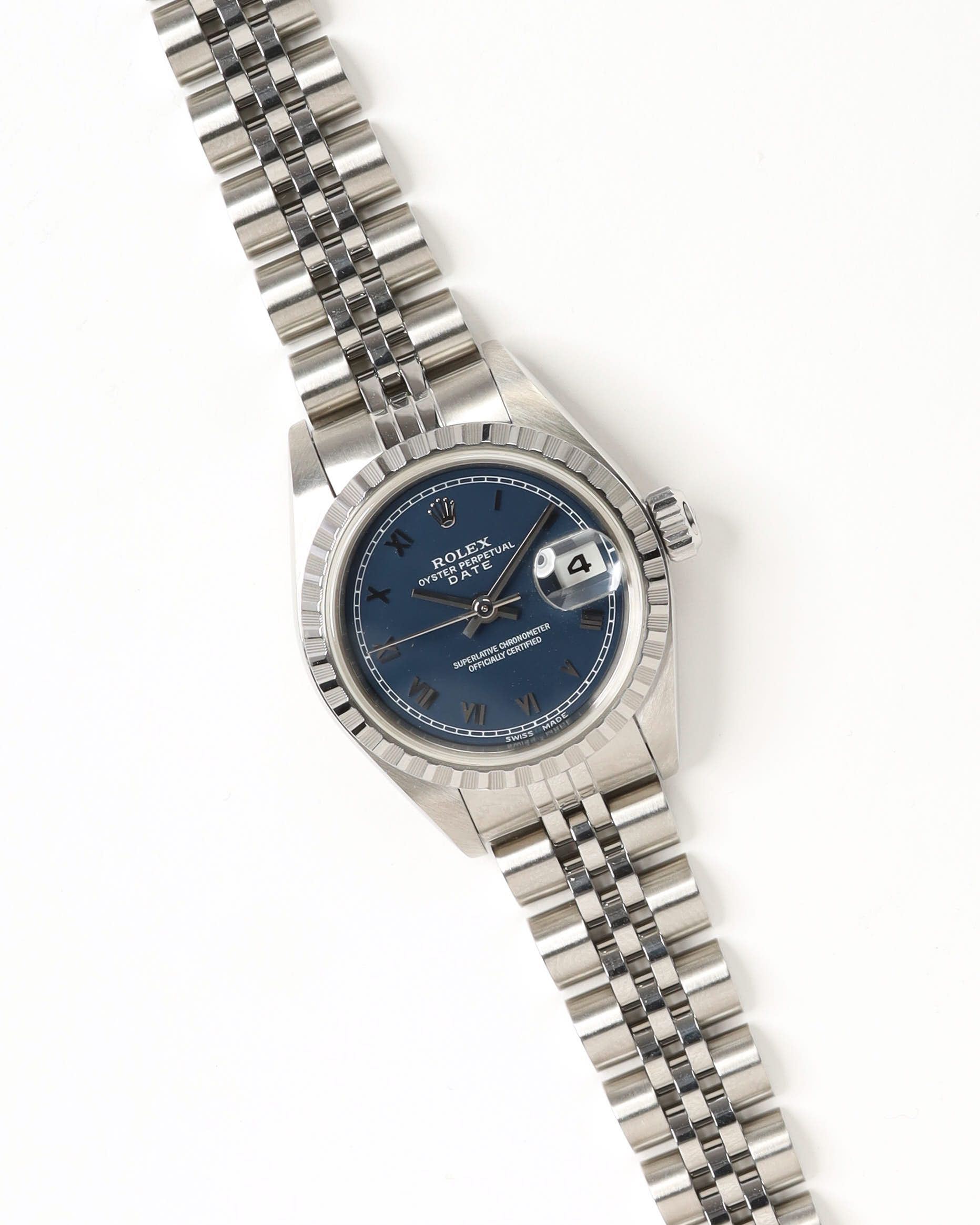 rolex ladyoyster perpetual date 26mm ref 79240 1999 watch