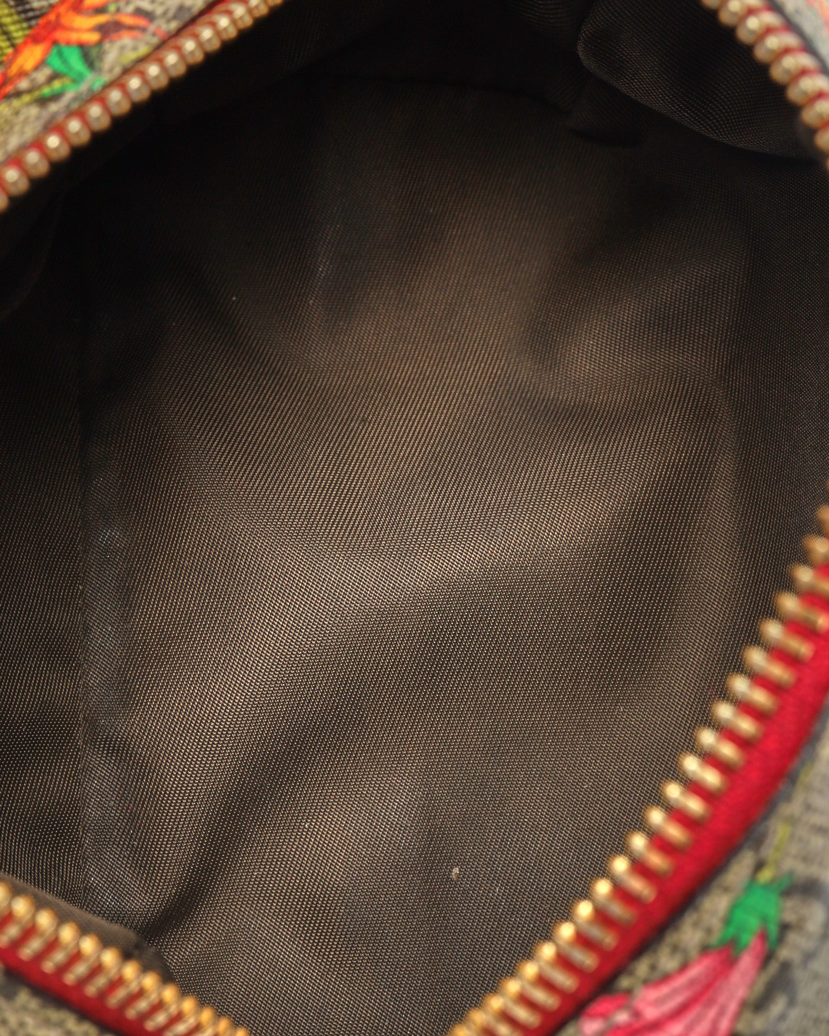 Gucci Gg Flora Canvas Pouch In Multi