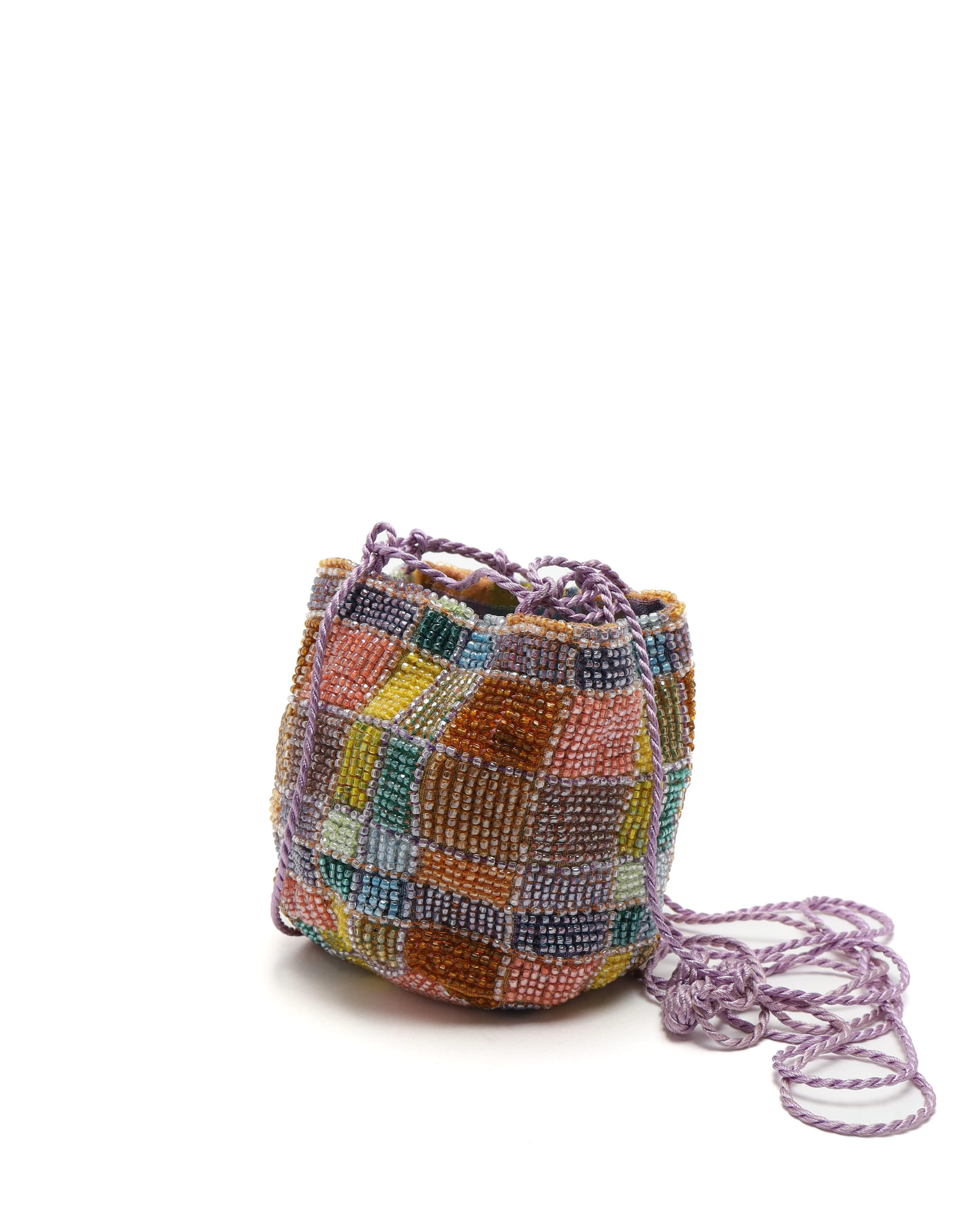 Bottega Veneta Mini Beads Pouch Bag In Multi