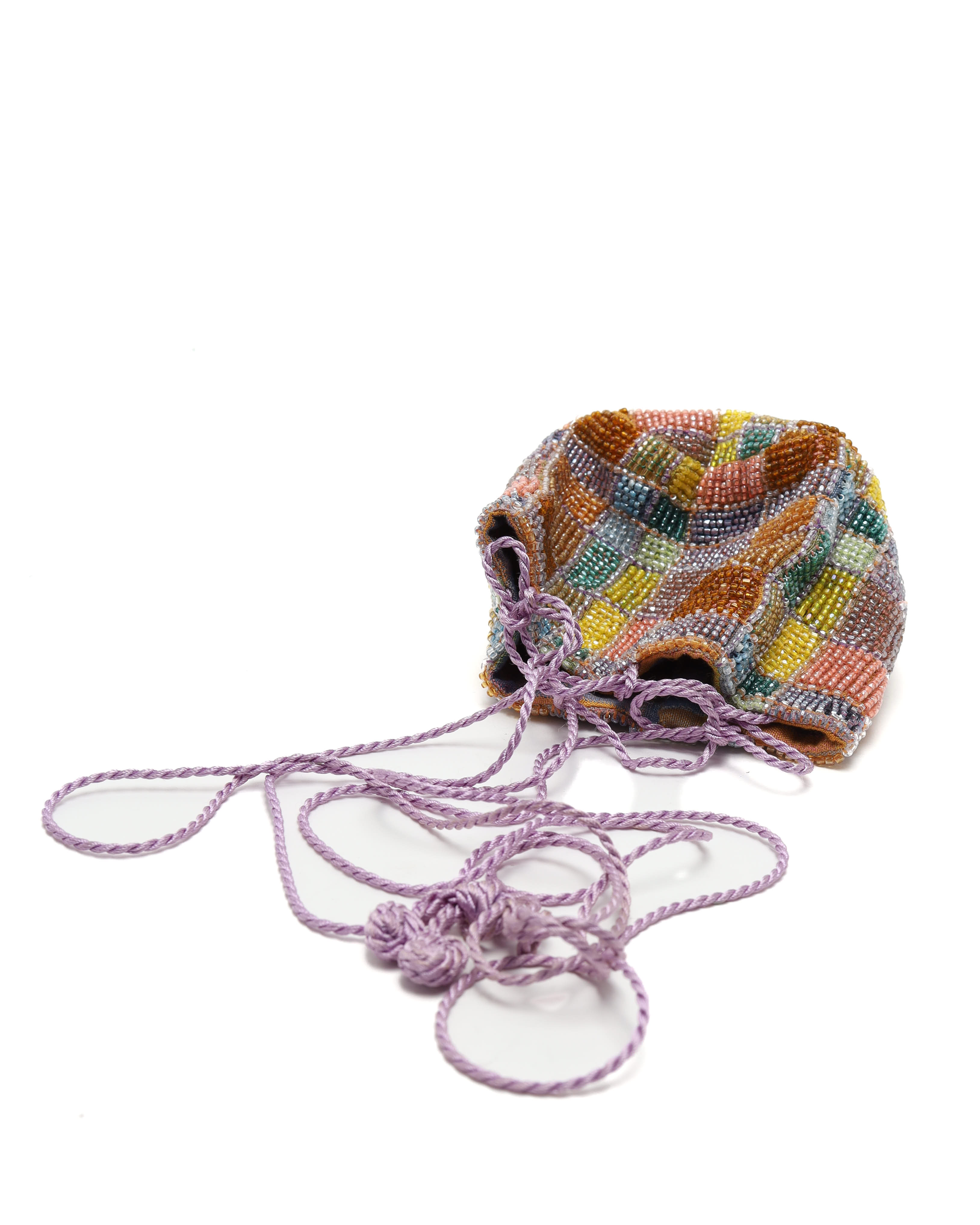 Bottega Veneta Mini Beads Pouch Bag In Multi