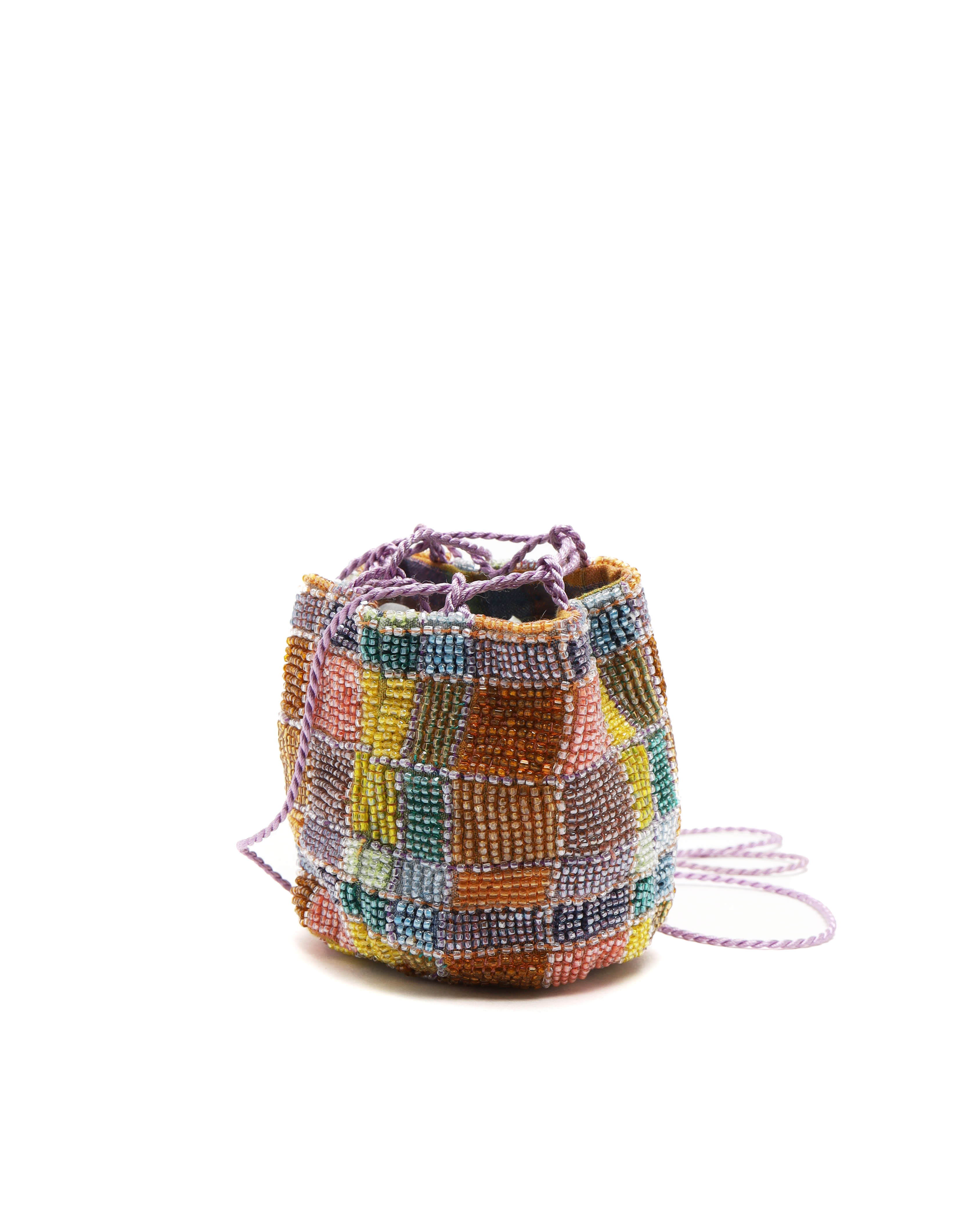 Bottega Veneta Mini Beads Pouch Bag In Multi