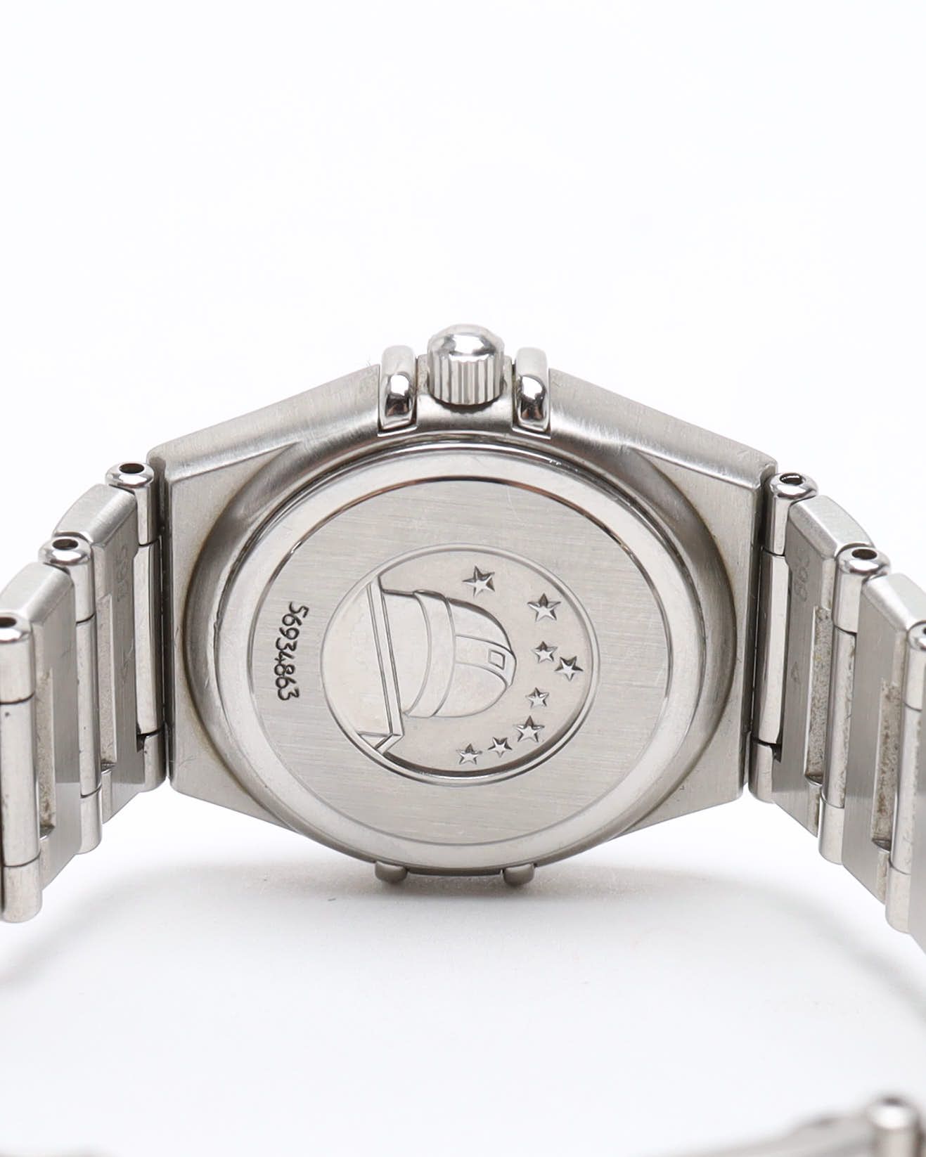 Omega Lady-constellation 22,5mm 1998 Watch In Blue