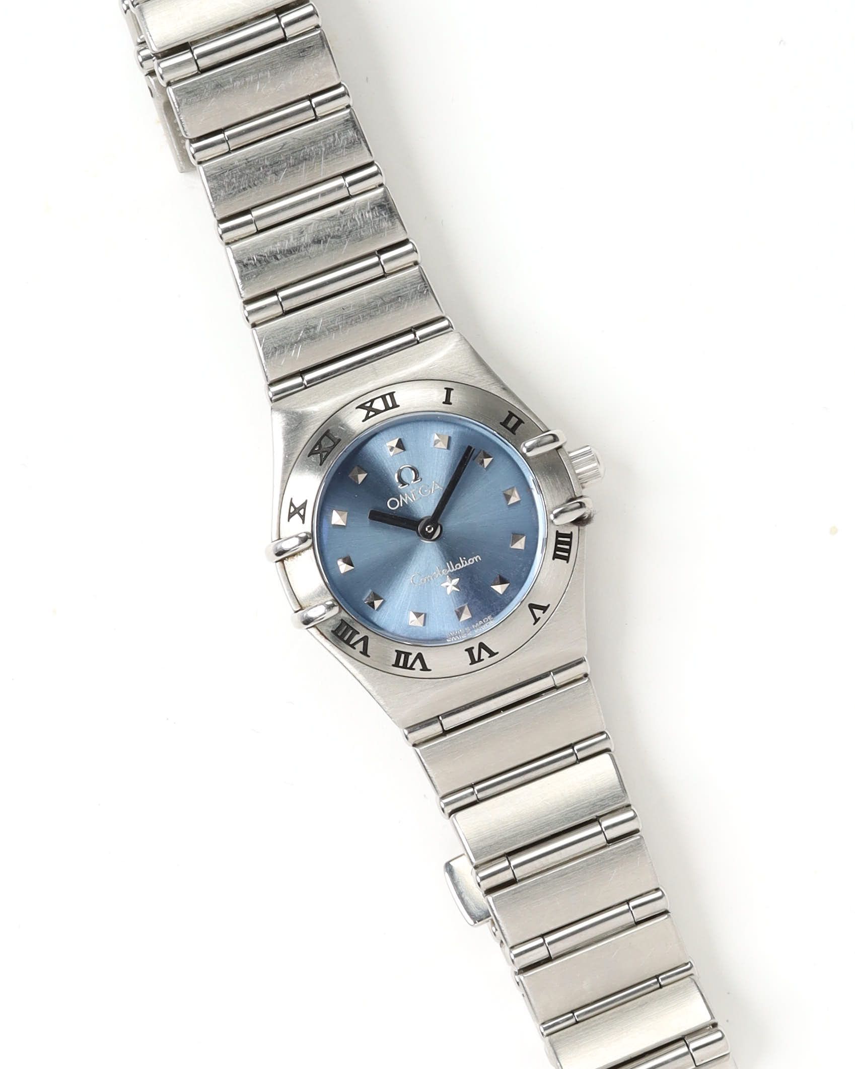 Omega Lady-constellation 22,5mm 1998 Watch In Blue