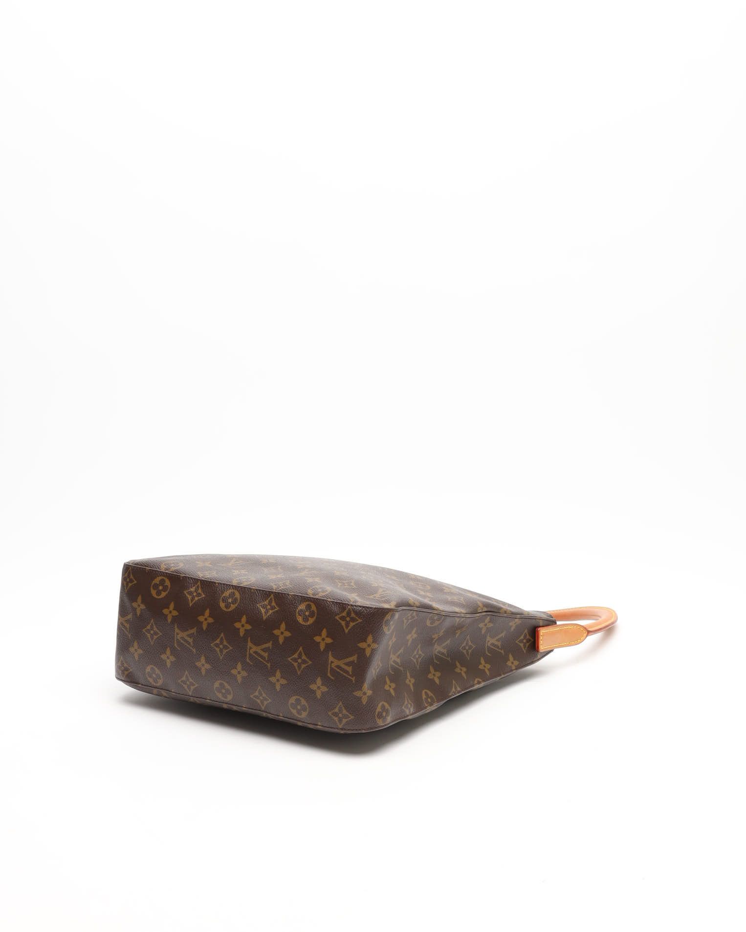 Pre-owned Louis Vuitton Monogram Looping Gm Shoulder Bag In Brown
