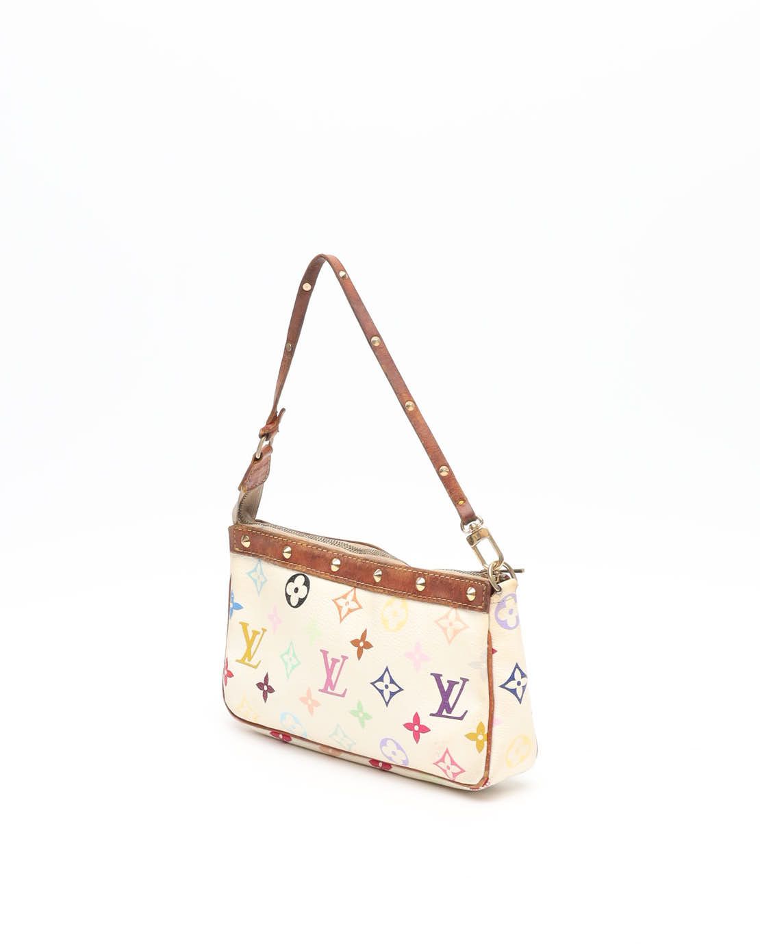 Pre-owned Louis Vuitton Murakami Pochette Accessoires Bag In Multi