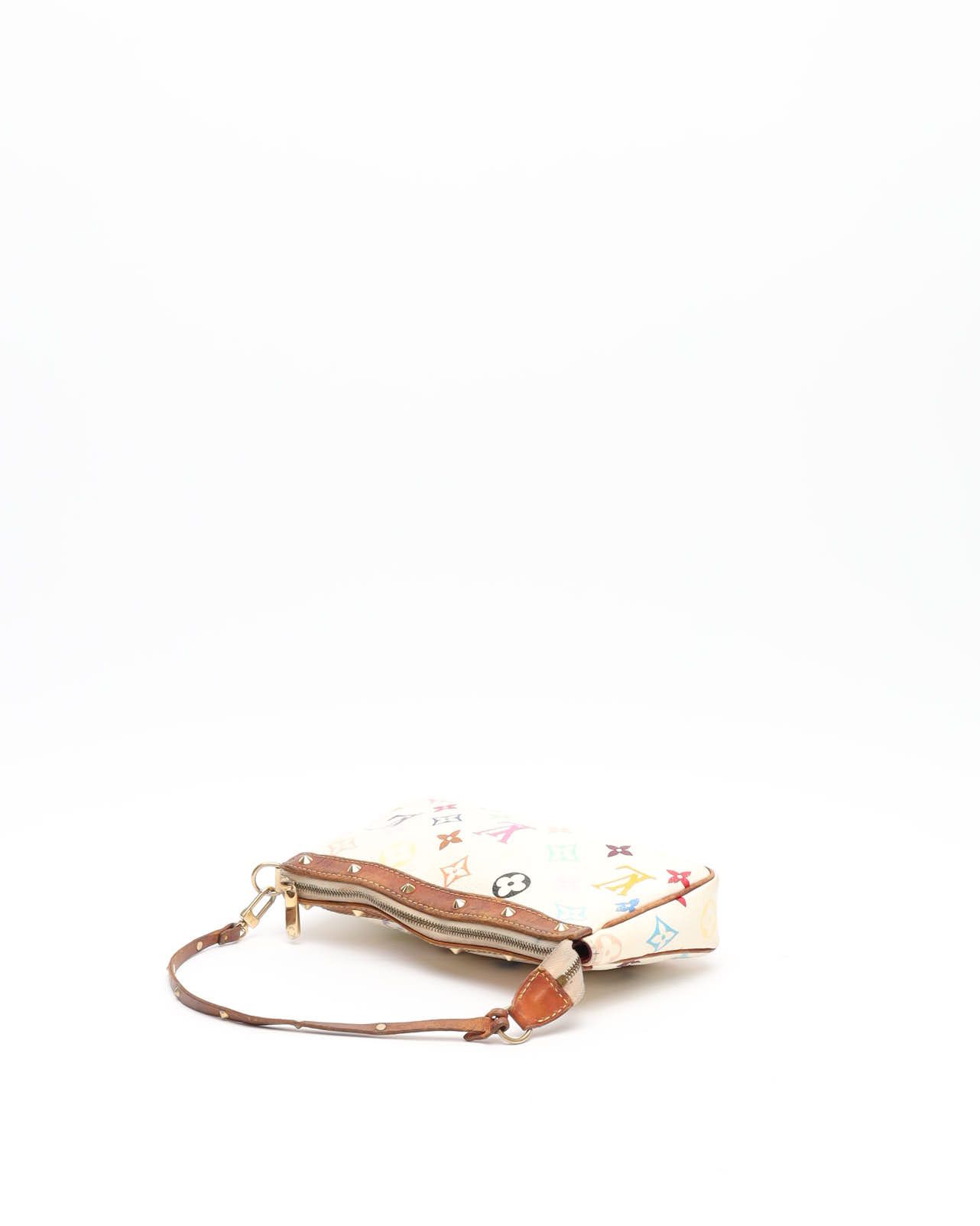 Pre-owned Louis Vuitton Murakami Pochette Accessoires Bag In Multi